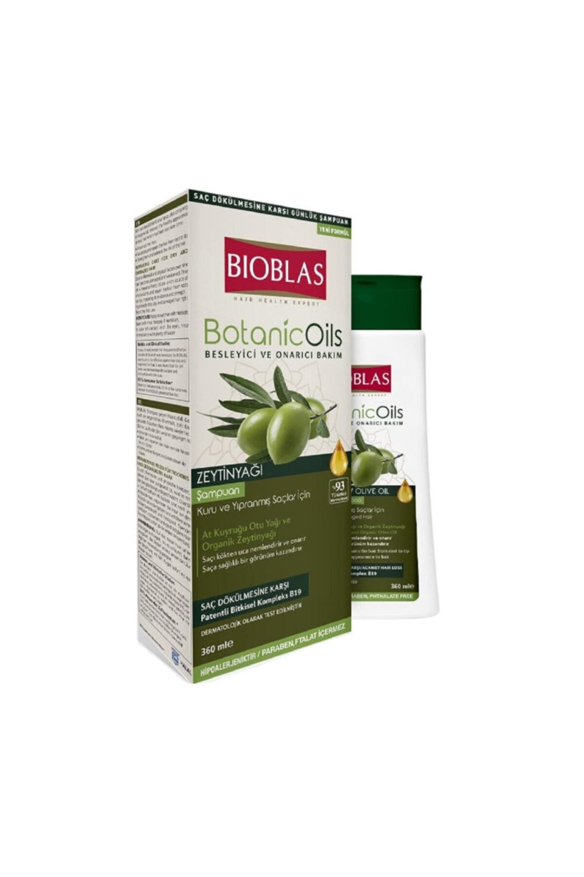 Bioblas Şampuan Zeytinyağı ve At Kuyruğu Otu Yağı 360 ml
