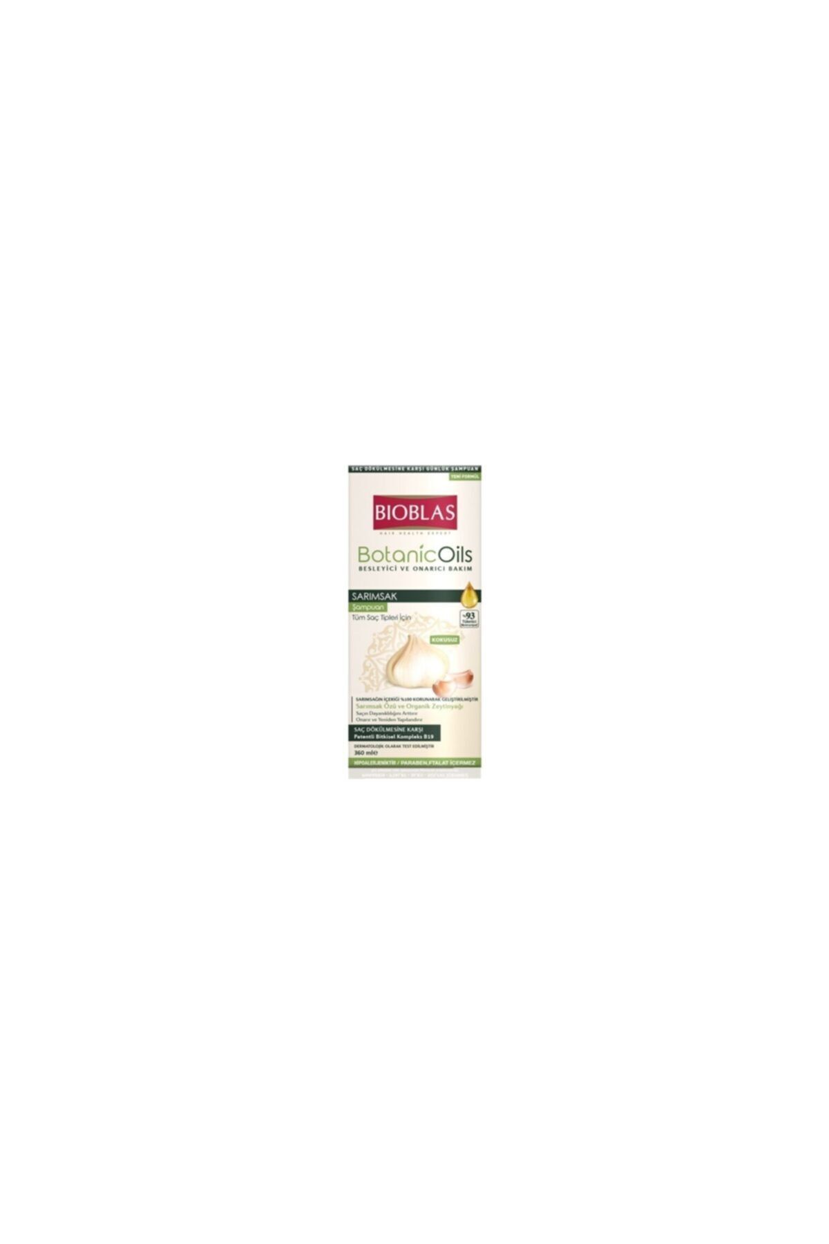 Bioblas Botanicoils Besleyici Ve Onarıcı Sarımsak Şampuan 360 Ml
