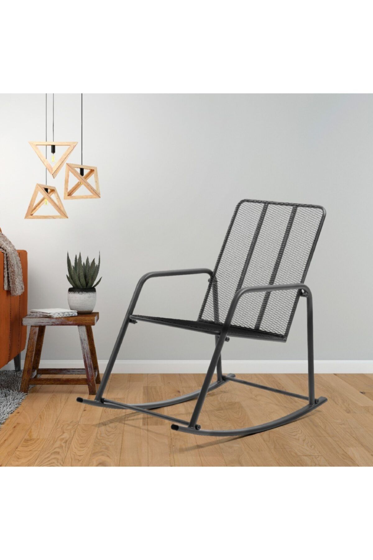 RETODİZAYN Retodesign Metal Sallanan Sandalye/ Bebek Emzirme Koltuğu/baba Koltuğu 5085