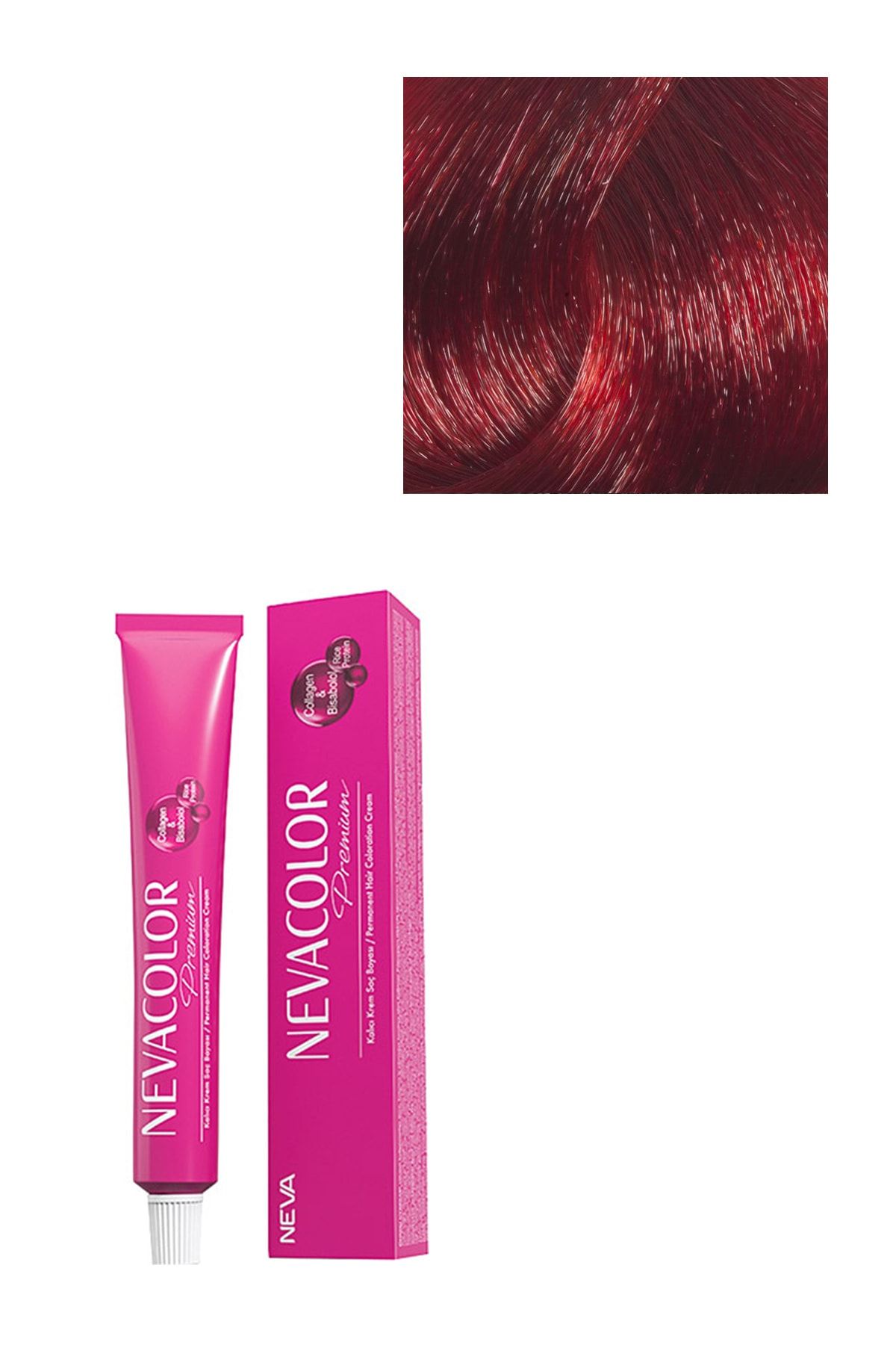Neva Color Premium Kalıcı Saç Boyası 6.00- Ateş Kızılı