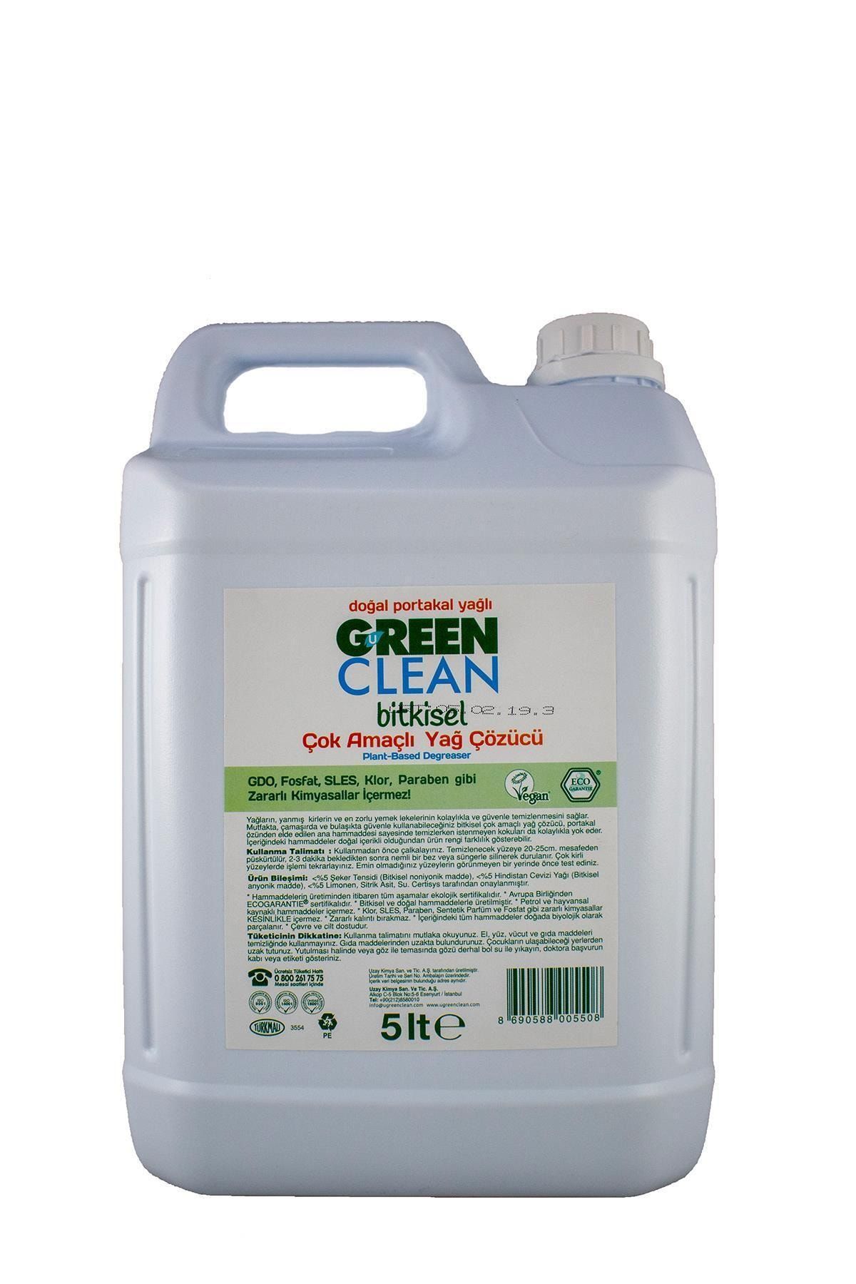 U Green Clean Organik Yağ Çözücü 5000 ml
