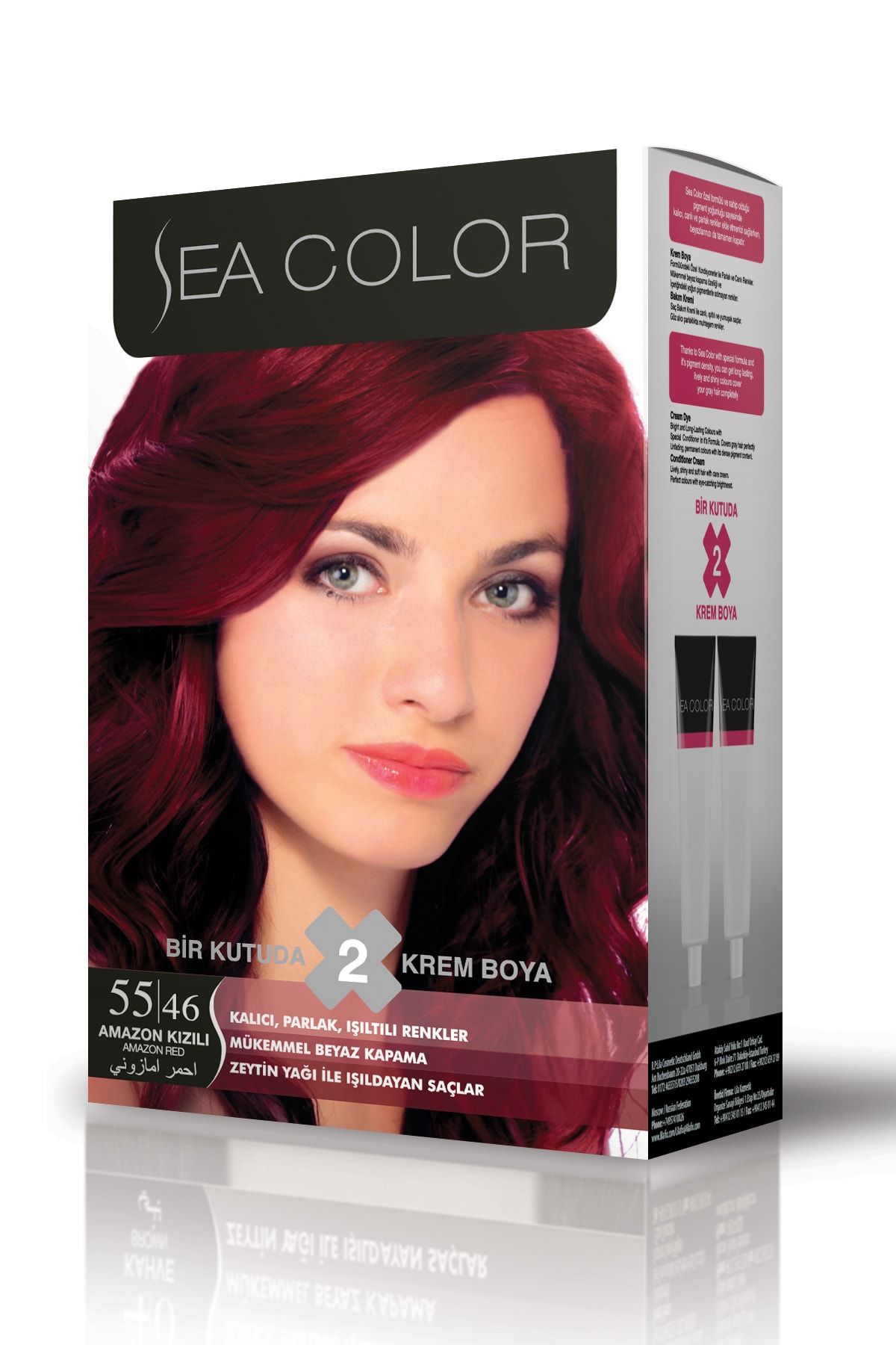 Sea Color 55.46  Amazon Kızılı Set Boya
