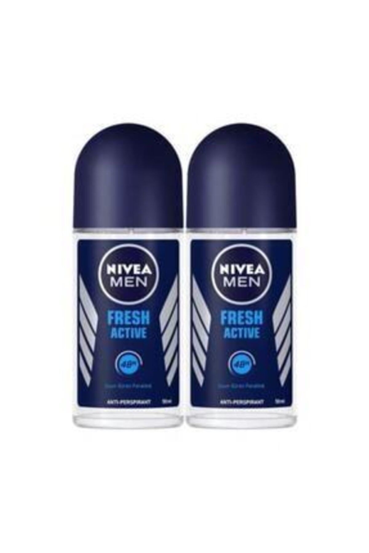 NIVEA Fresh Roll On Deodorant 50 ml Erkek 2'li Avantaj Paketi