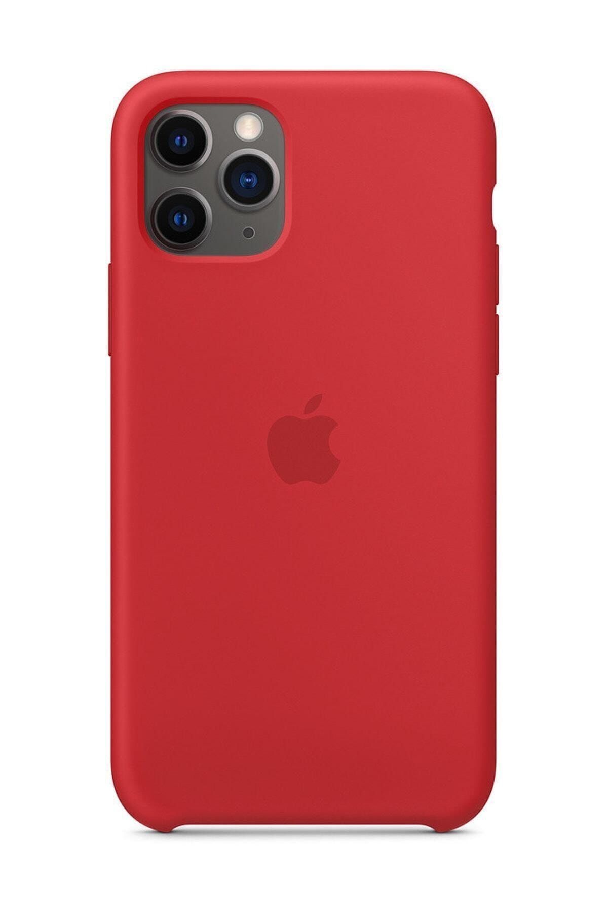 Telefon Aksesuarları Iphone 11 Silikon Kılıf-mwvu2zm/a - Ithalatçı Garantili - Kırmızı Invrtn11-3