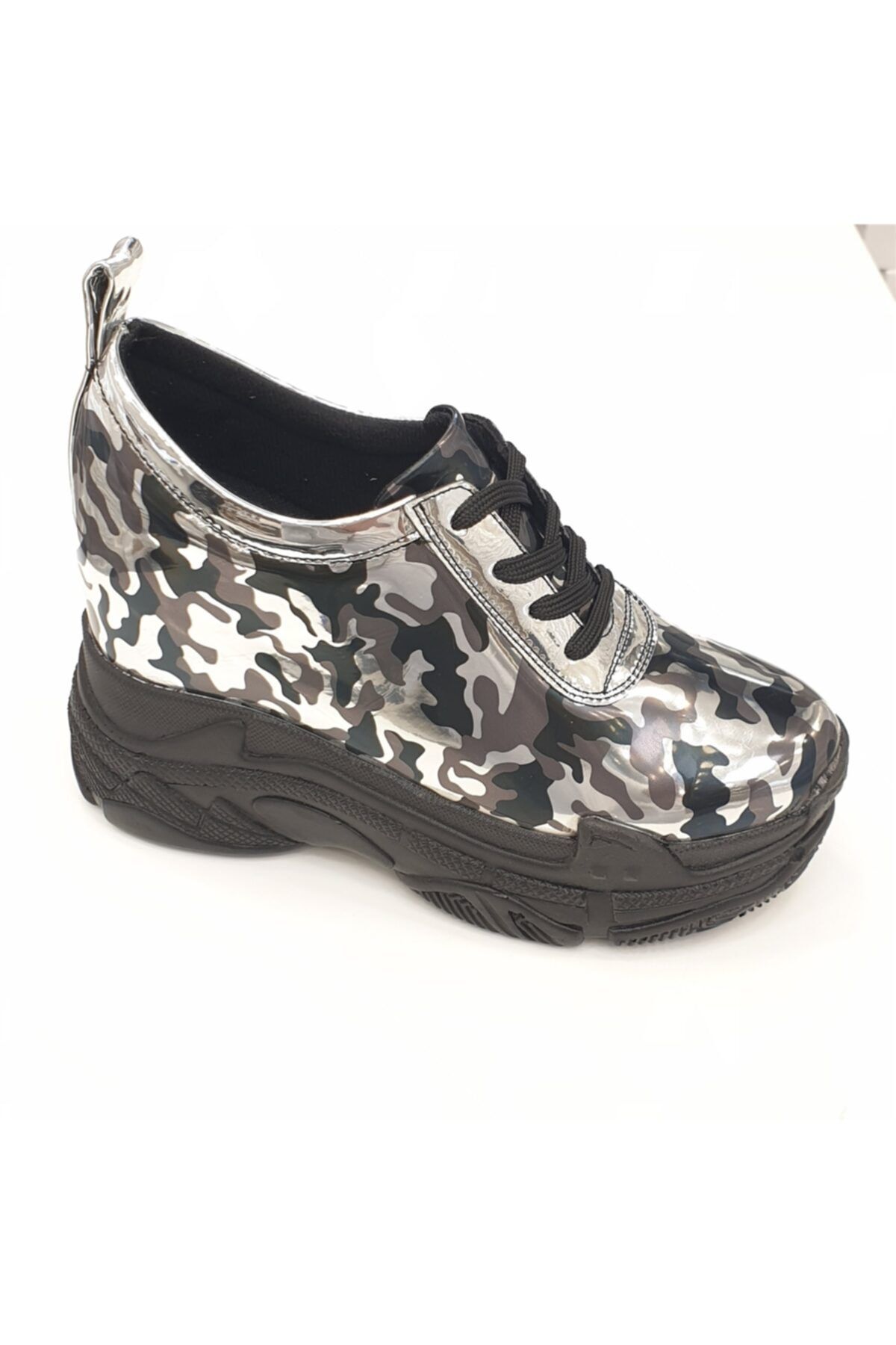 Ayakkabı Tutkusu Stilo ® Içten Gizli Topuk 10cm Dolgu Spor Ayakkabı