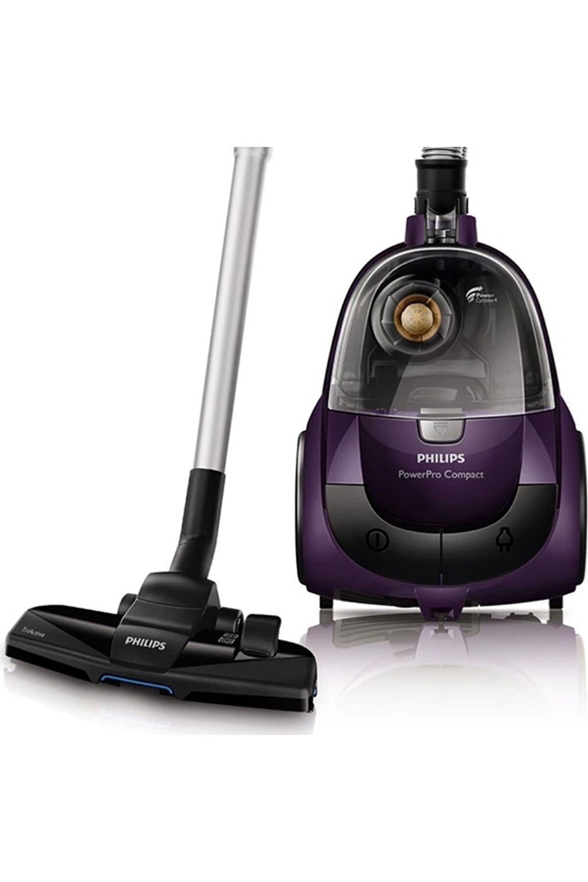 Powerpro Compact 750 Watt Üstün Yüksek Performanslı Ergonomik Tasarım Saplı Toz Torbasız Süpürge