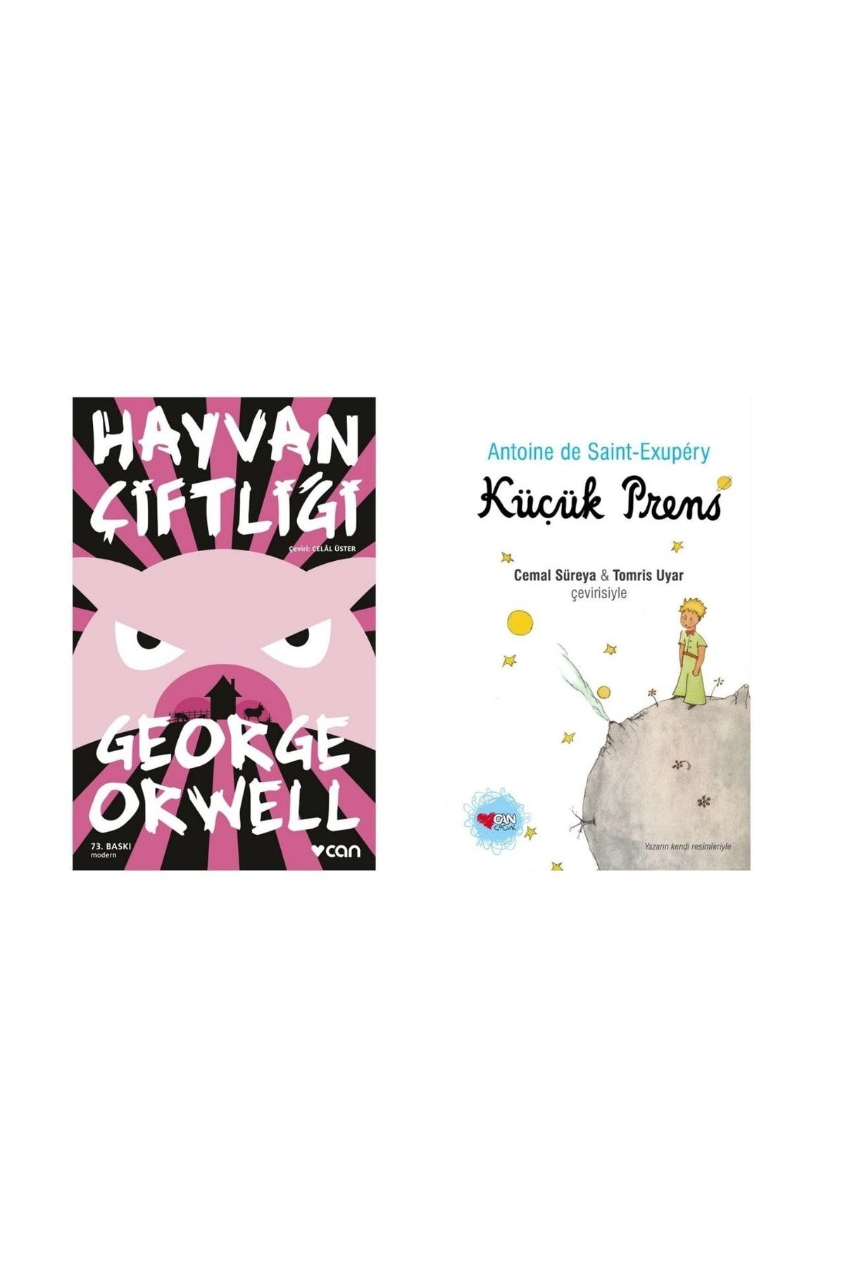 Can Sanat Yayınları George Orwell Hayvan Çiftliği - Antonıe De Saınt Exupery Küçük Prens Kitap Seti