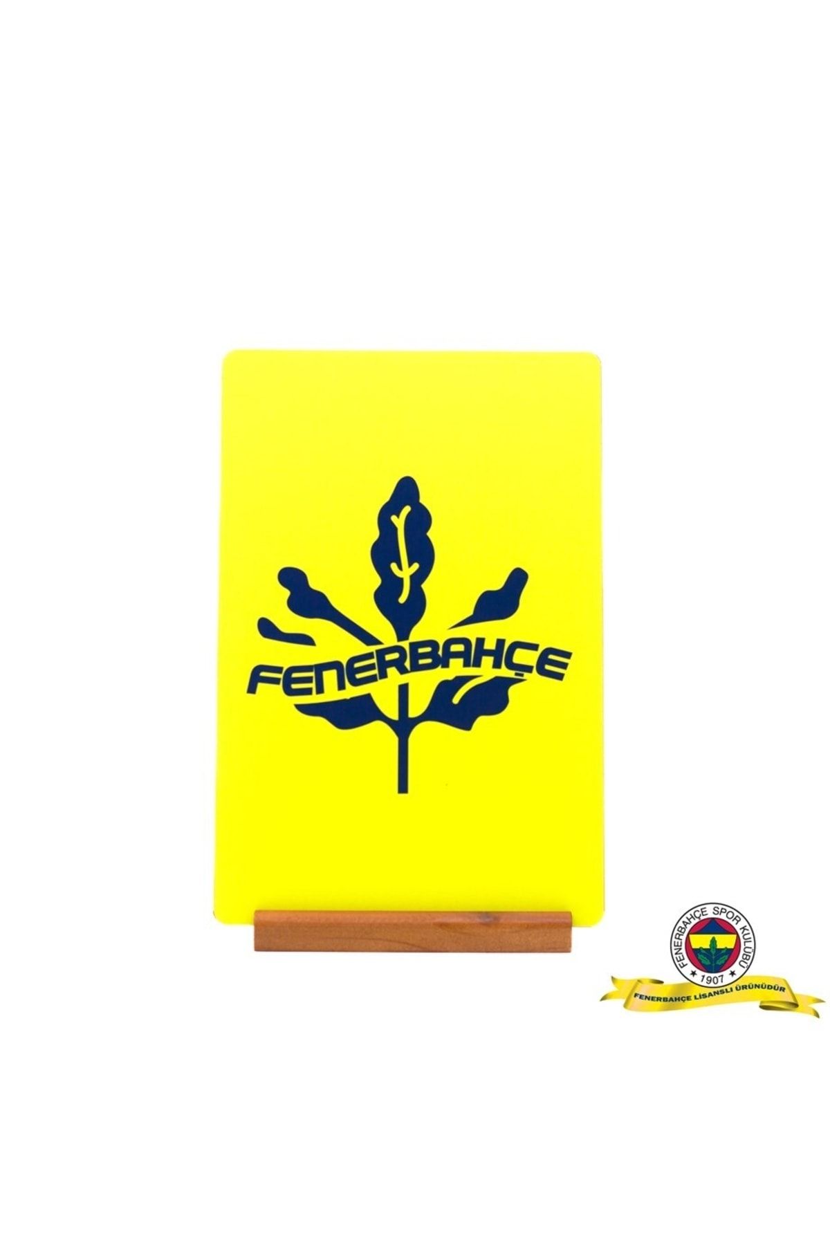 Fenerbahçe Lisanslı Baskılı Palamut Yaprağı Pano 28x18