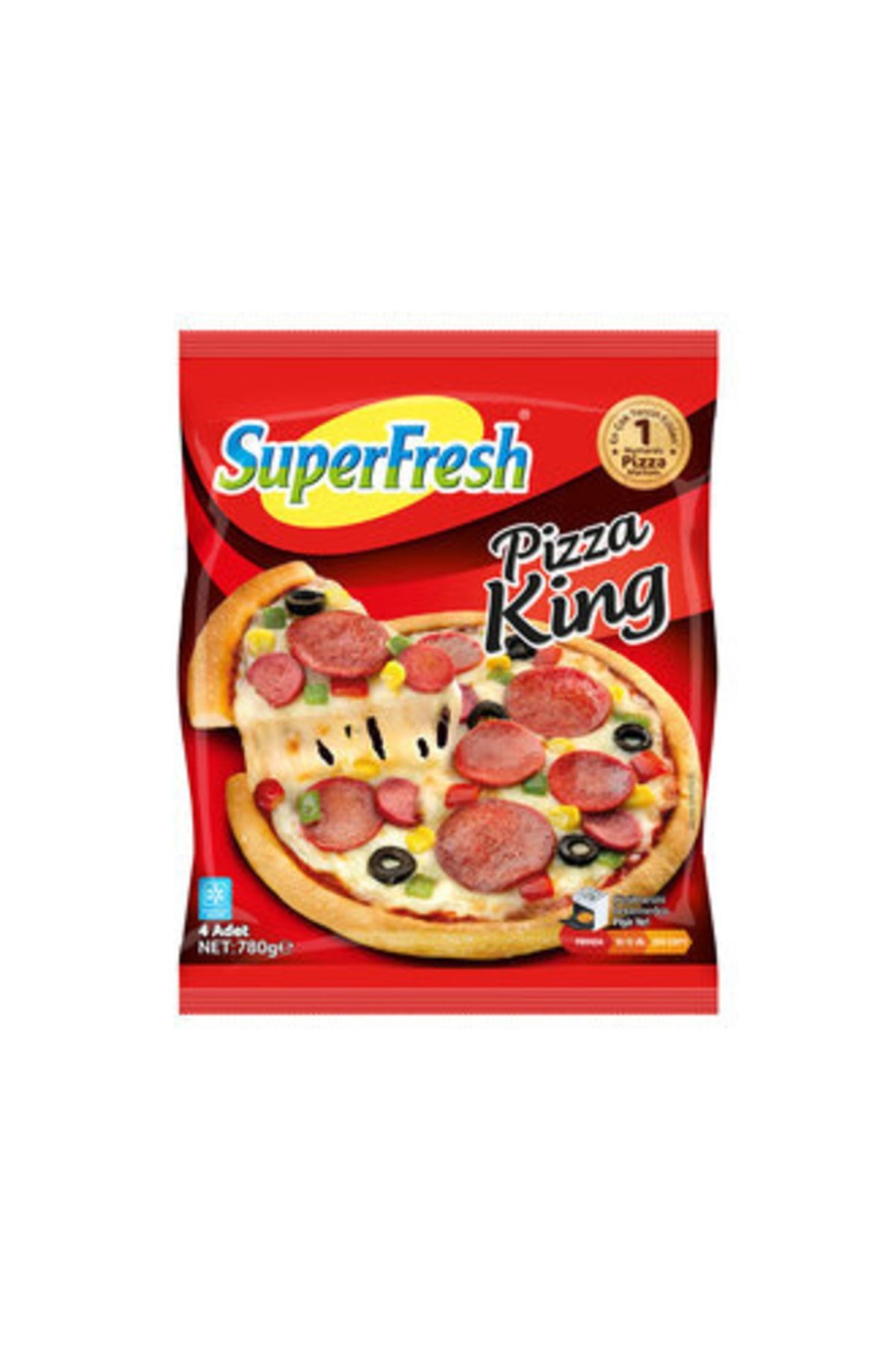SuperFresh Pizza King 4'lü 780 gr