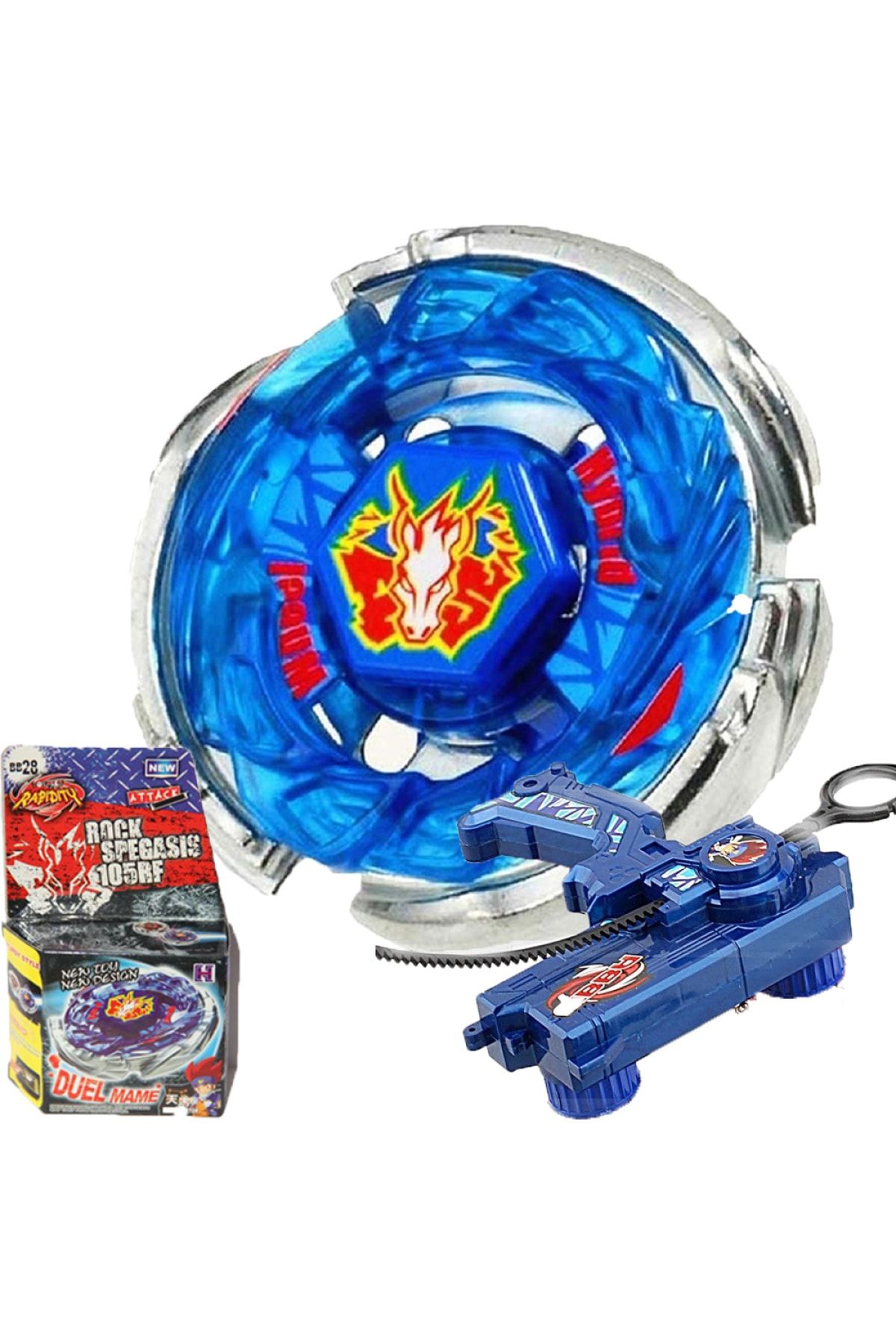 Beyblade Rapıdıty Teklı Kutulu Metal Fusion Fırlatıcılı Tüm Modeller + 158-4m (1584m)