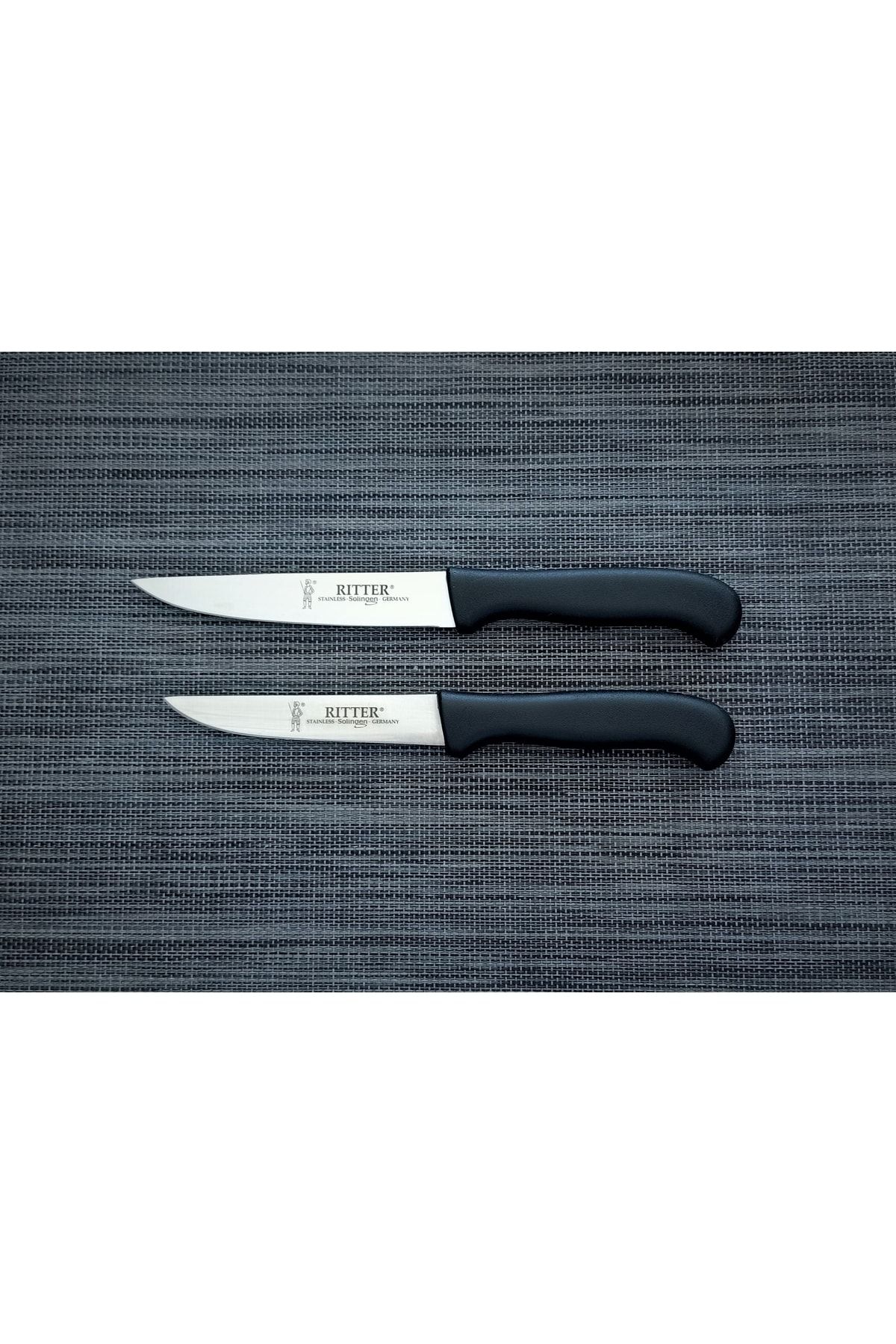 Solingen Rıtter Mutfak Bıçağı Siyah 2li 13-15 Cm