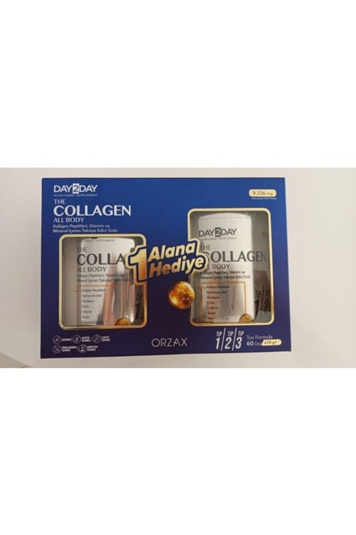 DAY2DAY The Collagen All Body Toz 300 Gr - 1 Alana 1 Bedava 8697595876237