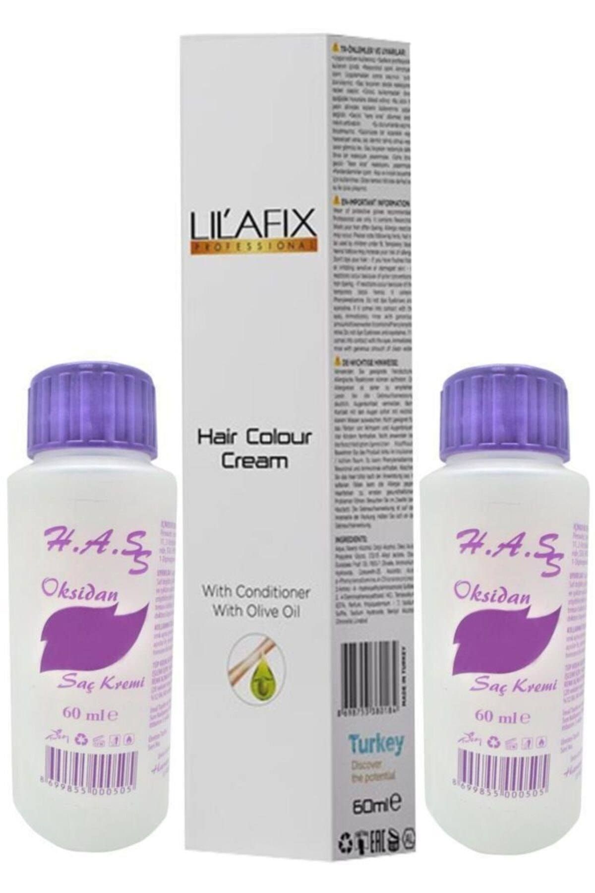 Lilafix ( 4/65 Şarap Kızılı ) Saç Boyası 60 Ml. 1 Adet + Oksidan 60 Ml. 2 Adet