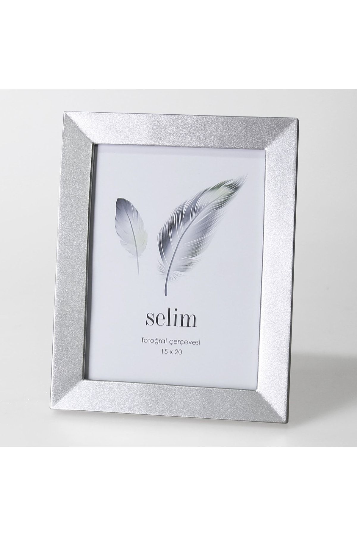 Selim 15x20 Plain Çerçeve Gümüş