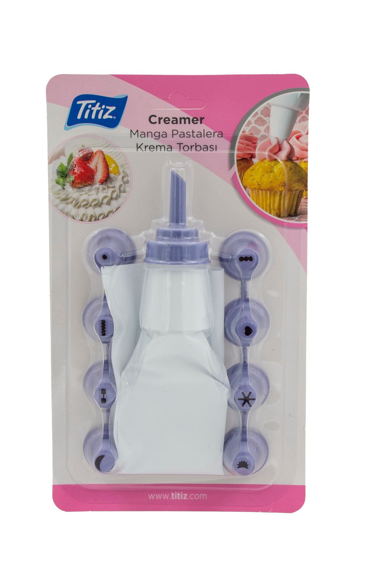 Titiz Plastik 8 Uçlu Krema Pompası Ap 1042 Creamer