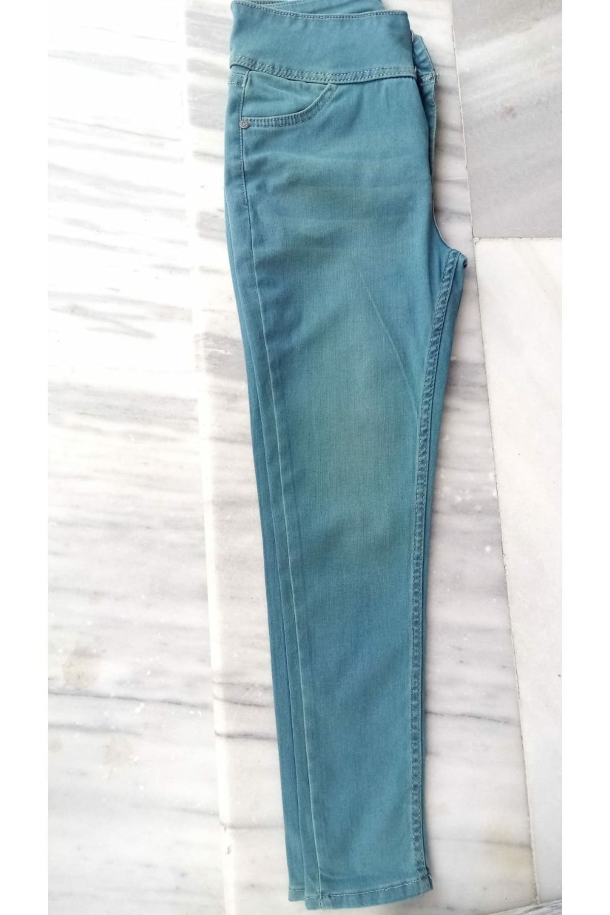 JANES Yüksek Bel Likralı Jean Pantolon 90 Cm