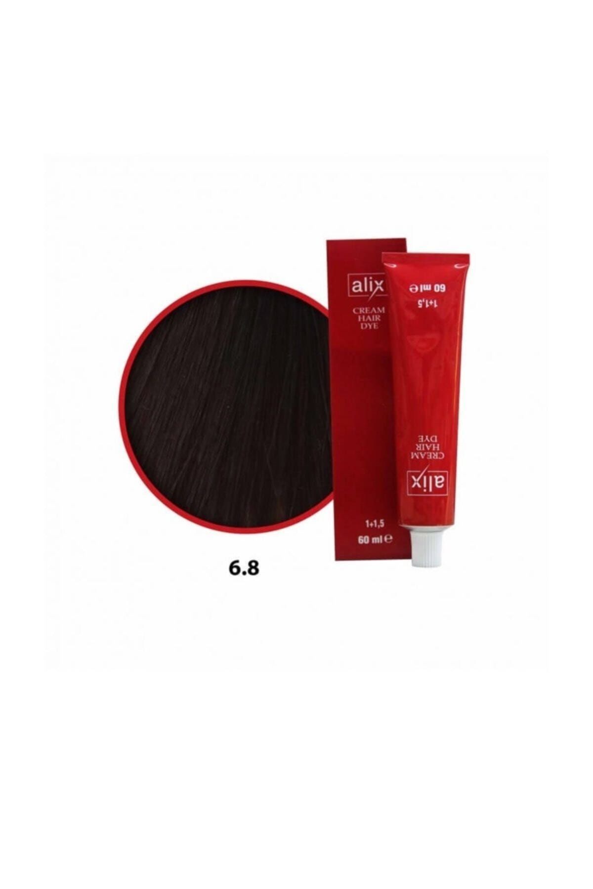 Alix Saç Boyası 60 ml 6.8 - Koyu Karamel