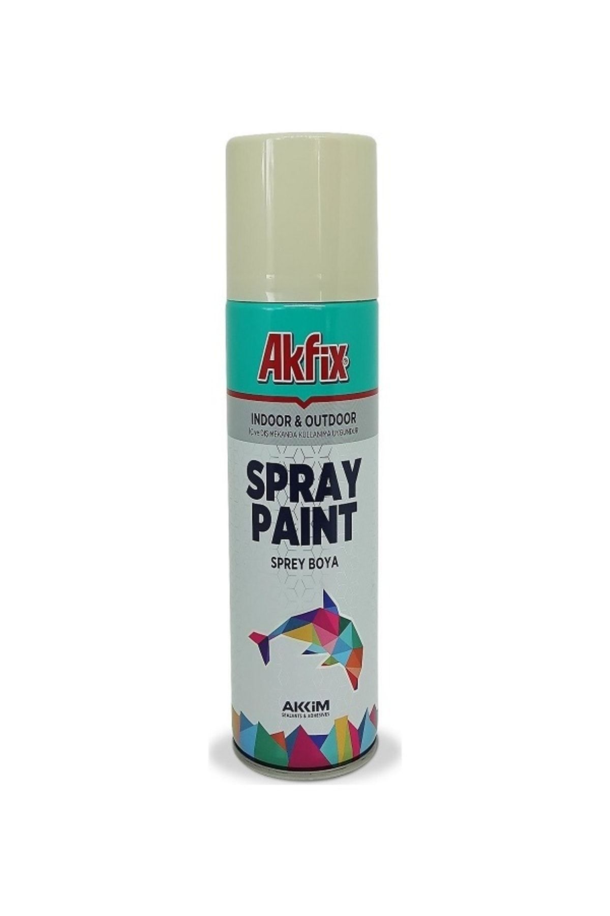 Akfix Parlak Krem Sprey Boya 400 ml Glossy Kream 1 Adet