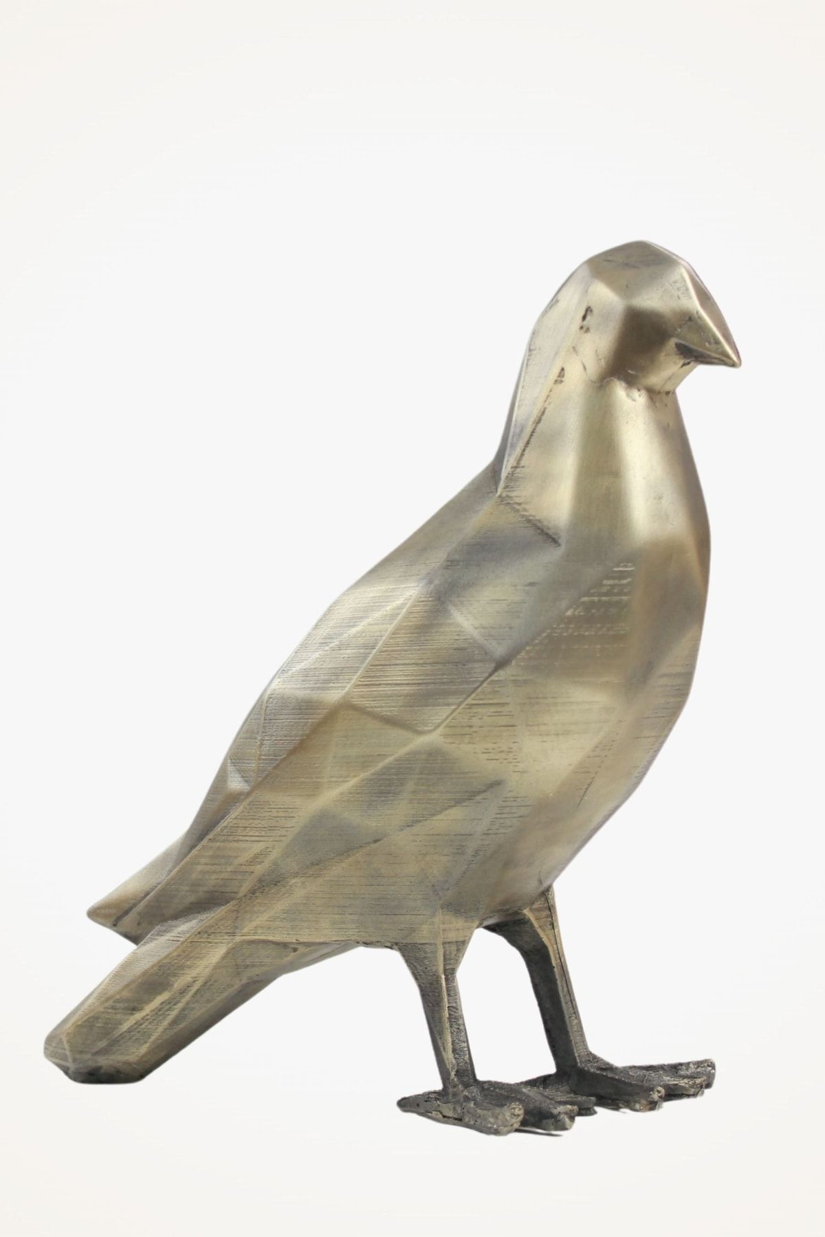Viselia Dekoratif Güvercin Biblo Heykel El Yapımı Hediyelik Süs Eşyası Sevimli Poly Model Tasarım Ürünü