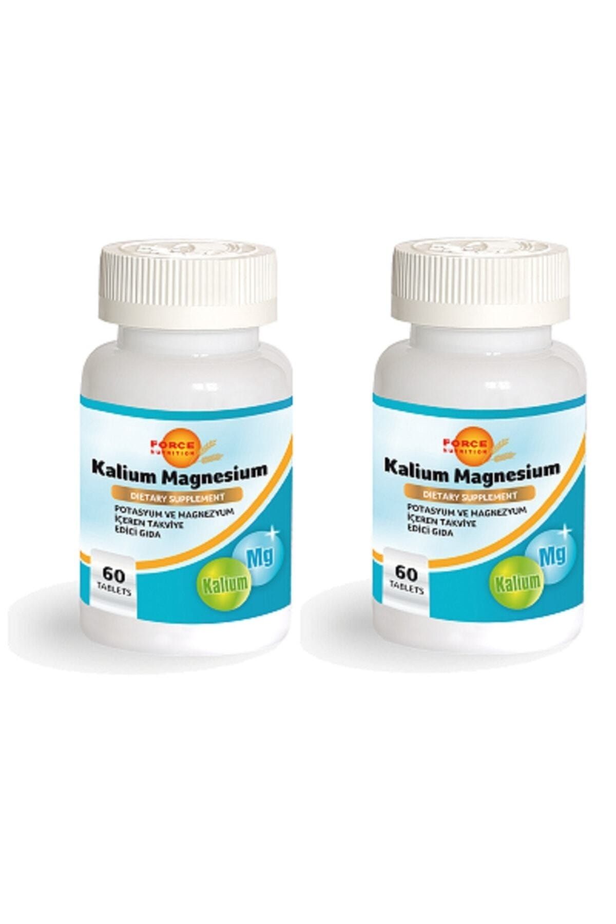 Force Nutrition Kalium Potasyum Magnesyum 60 Tablet 2 Kutu