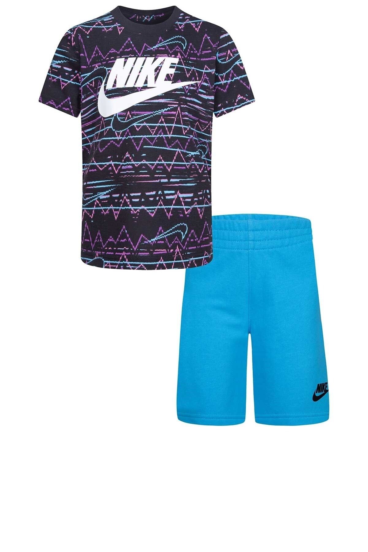 Nike Nsw Çocuk Şort Ve Tişört Takım 86k513-f85