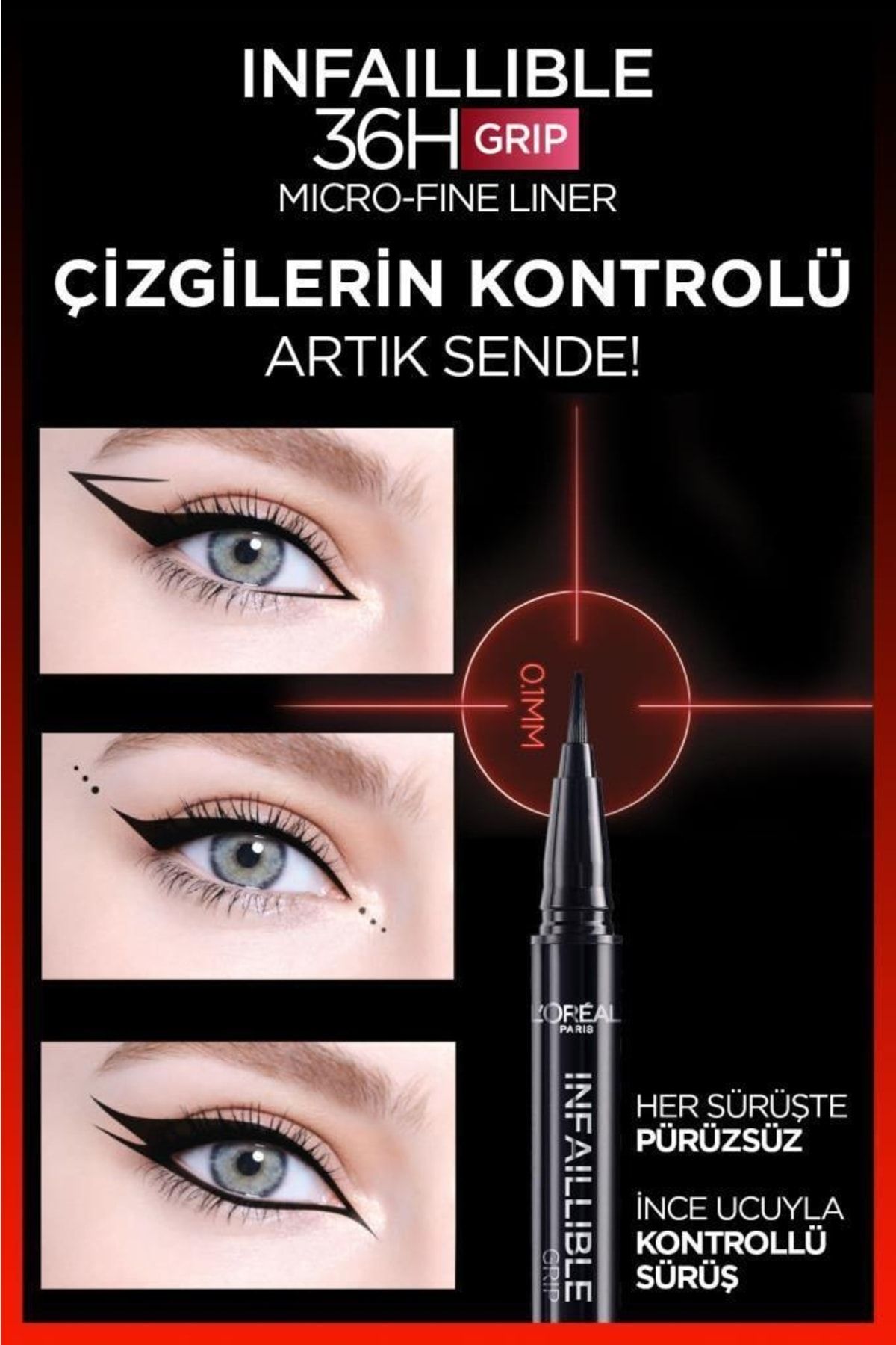 Infaillible 36H Grip Micro Fine Eyeliner 03 Ancient Rose_2