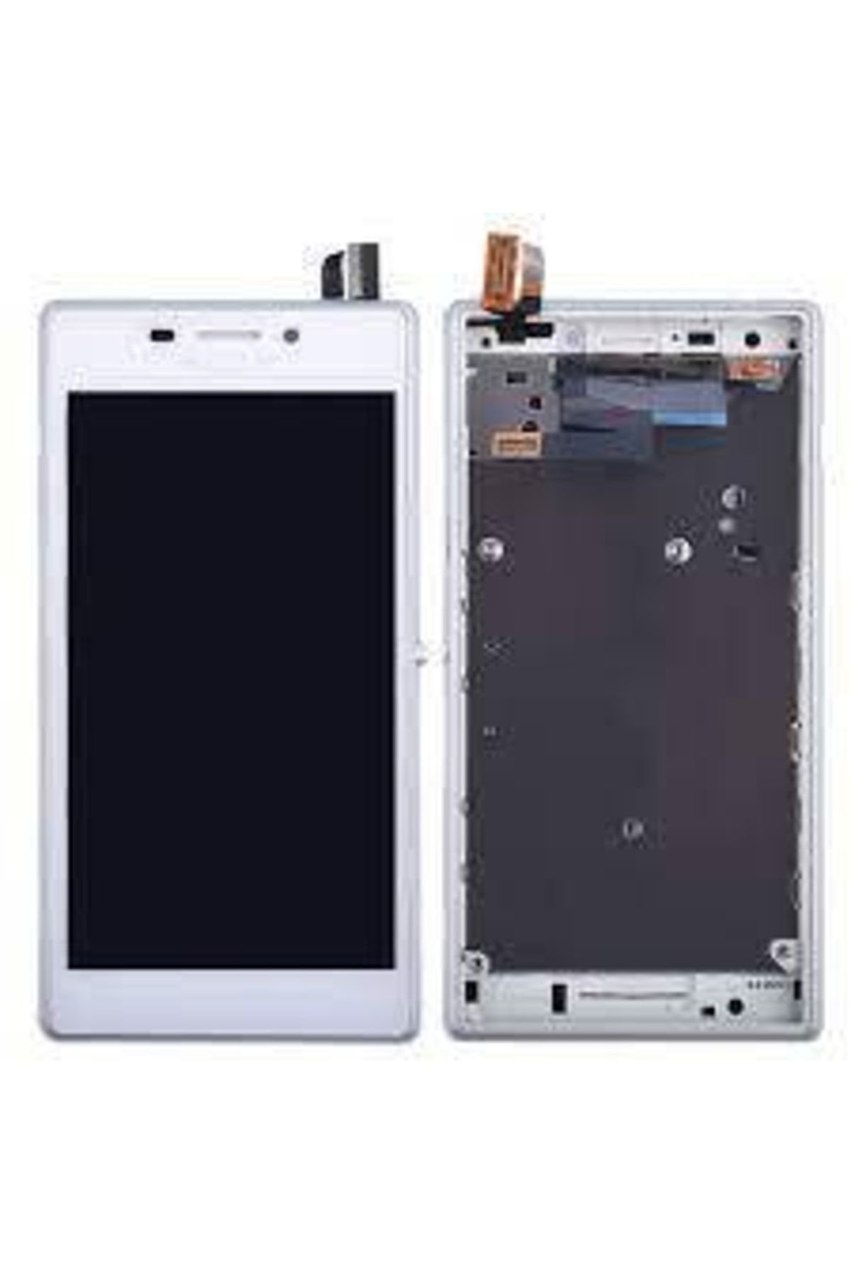 Sony Kdr Xperia M2 D2303 Uyumlu Lcd Ekran Dokunmatik Çıtalı Beyaz