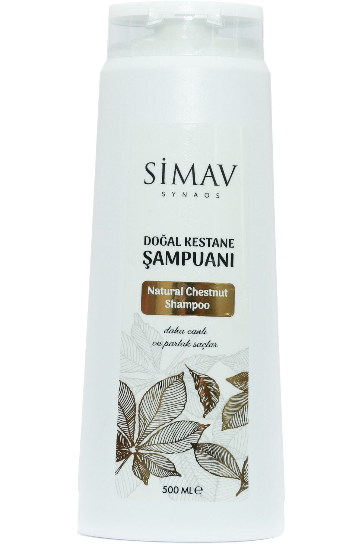 SİMAV SYNAUS Coğrafi Işaretli Kestane Özlü Ve Termal Sulu Şampuan - 500 Ml