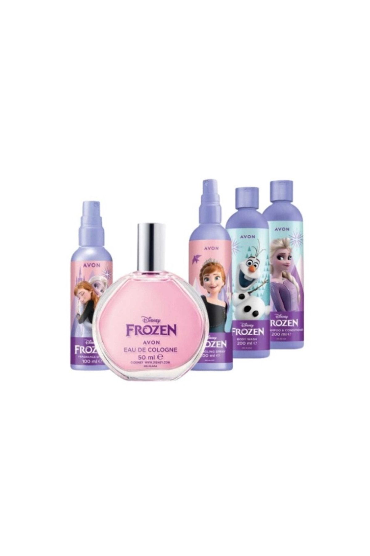 Avon Disney Frozen Saç A.sprey- Şampuan Saç Kremi - Vücut Şampuan - Vücut Spreyi Ve Edt Parfüm