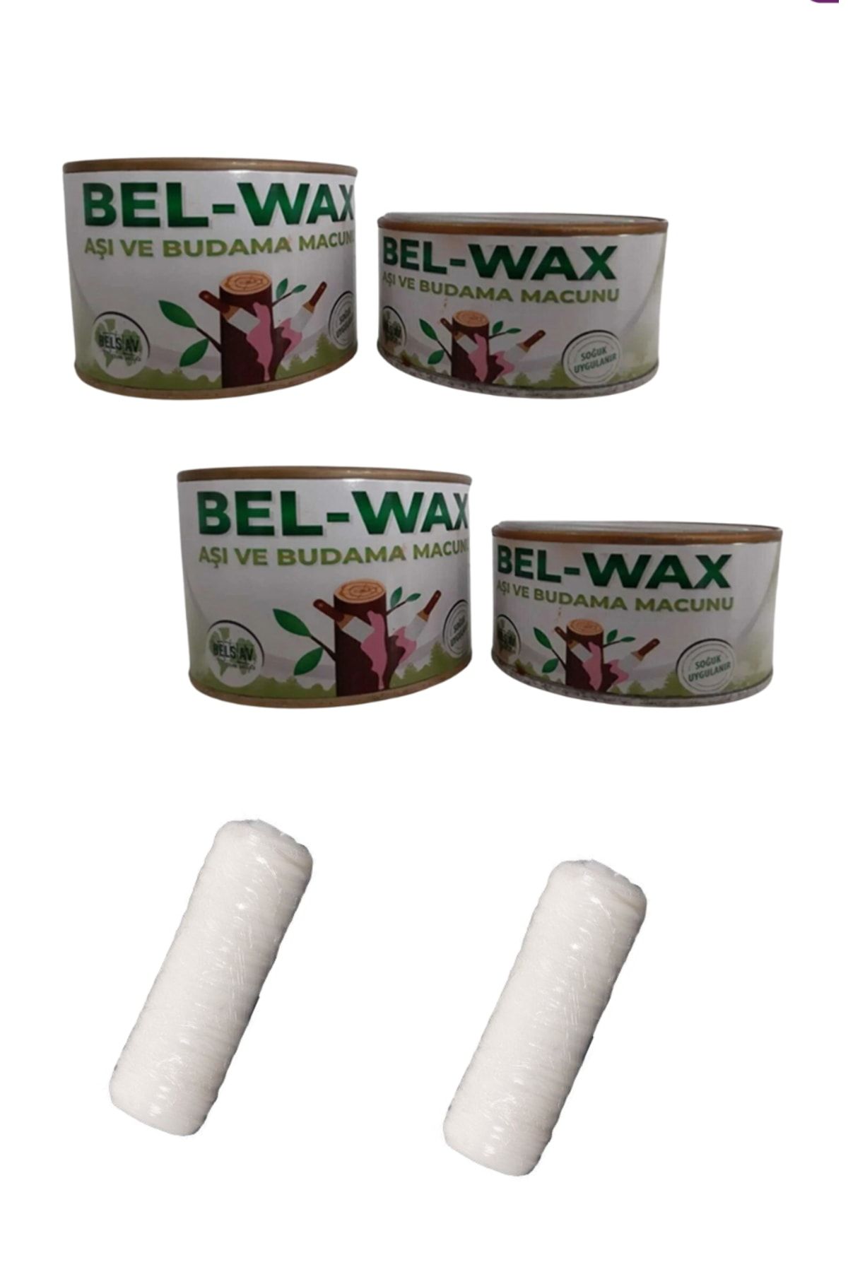 bel wax Bel-wax Aşı Macunu 500gr 2 Adet / Aşı Bantı 2 Adet