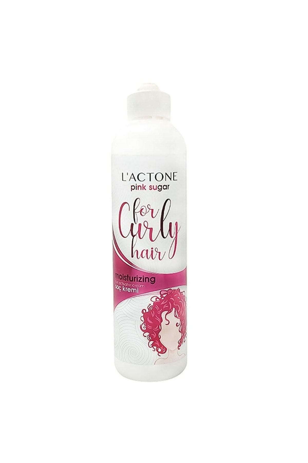L'ACTONE Kıvırcık Saç Için Nemlendirici Ve Elektiriklenme Karşıtı Pink Sugar Aktivatör Krem 400 ml