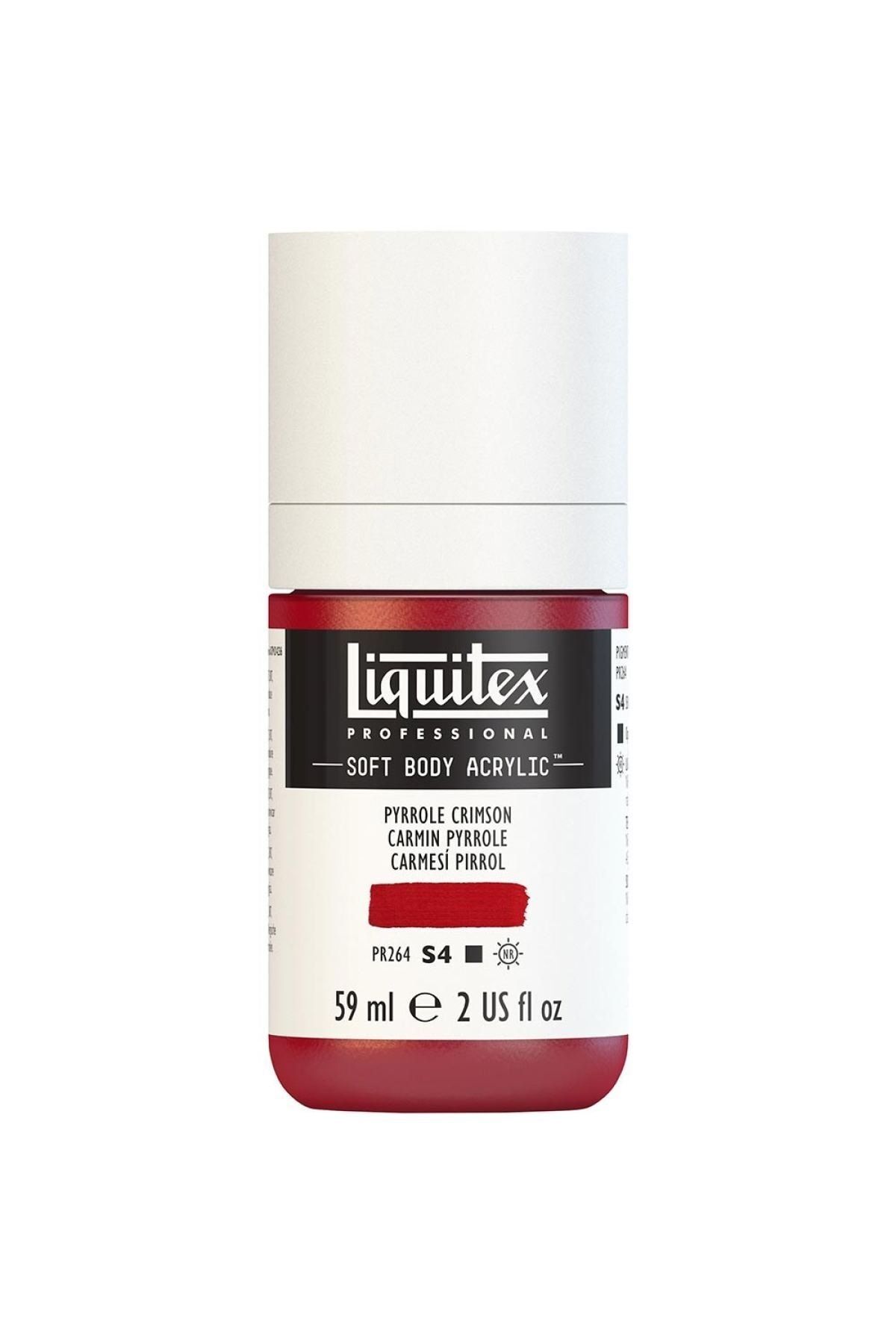 Liquitex Professional Soft Body Akrilik Boya 59ml Pyrrole Crimson 326 S4