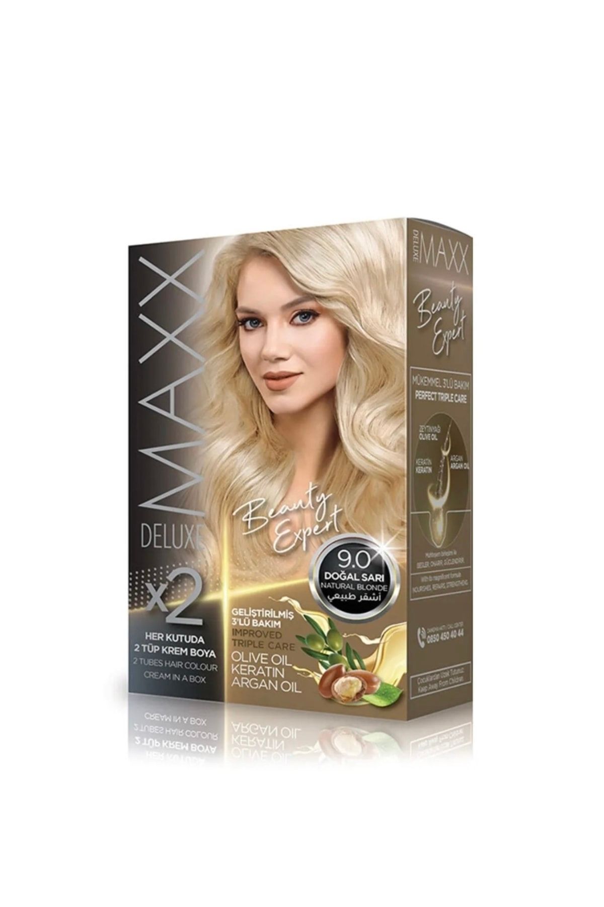 MAXX DELUXE Beauty Expert 9.0 Doğal Sarı Set Boya