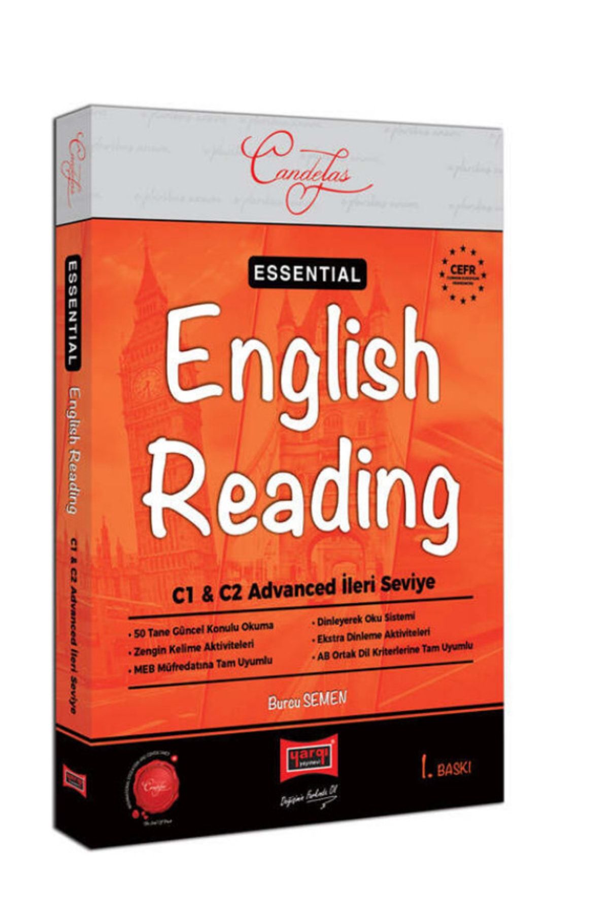 Yargı Yayınları Candelas Essential English Reading C1&c2 Advanced Ileri Seviye