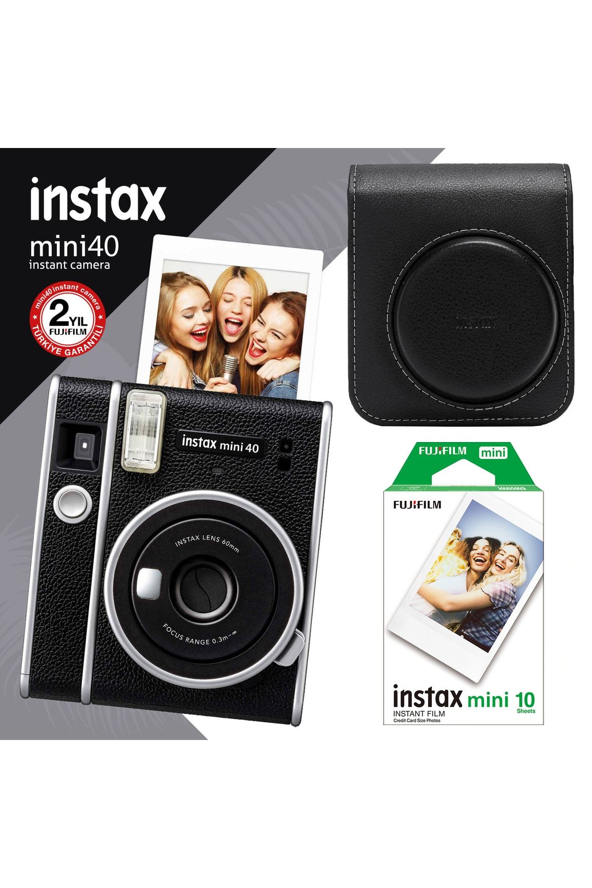 Fujifilm Instax Mini 40 Fotoğraf Makinası Ve Hediye Seti 3