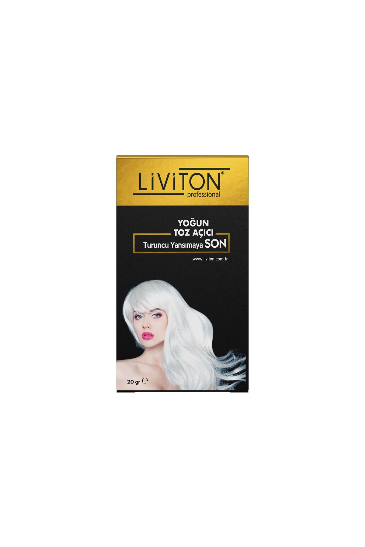 Liviton Professional Tek Kullanımlık Yoğun Toz Açıcı Set 20 Gr Toz Açıcı + 50 Ml Oksidan