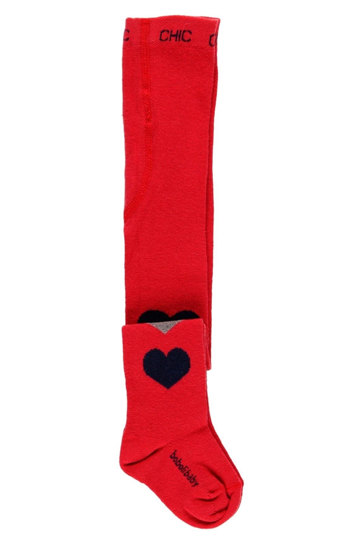 Boboli Kız Çocuk Külotlu Çorap Kırmızı