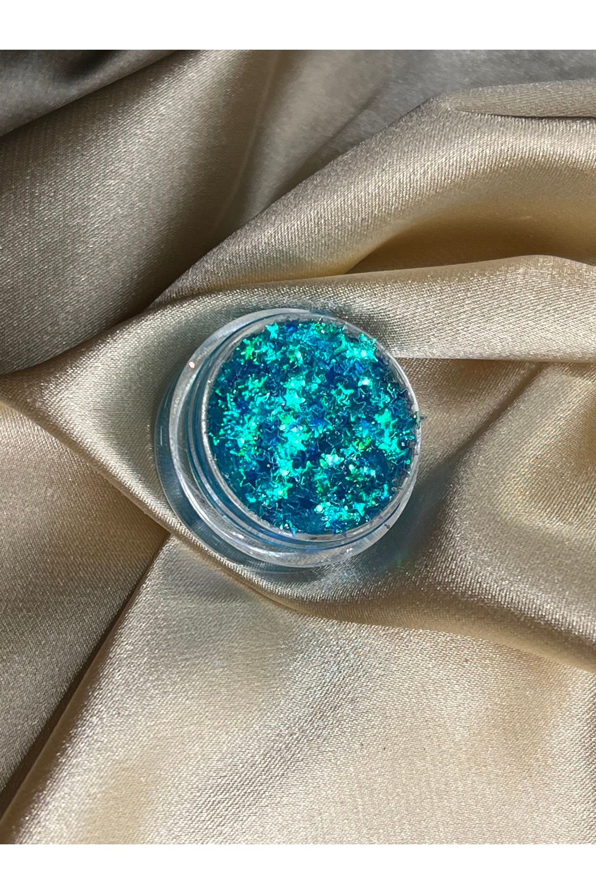 tolstoy Jel Kıvamında Parlak Glitter - Blue Stars Glitter