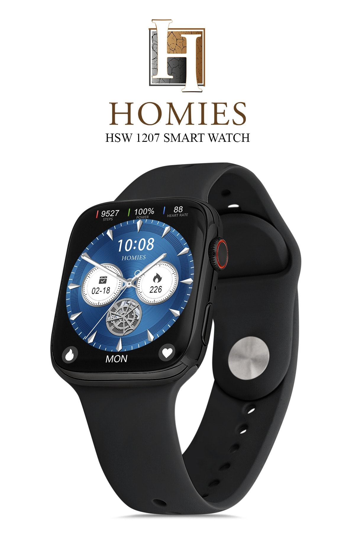 Homies Special Edition 8. Nesil Ios Ve Android Uyumlu Çelik Kasa Akıllı Saat