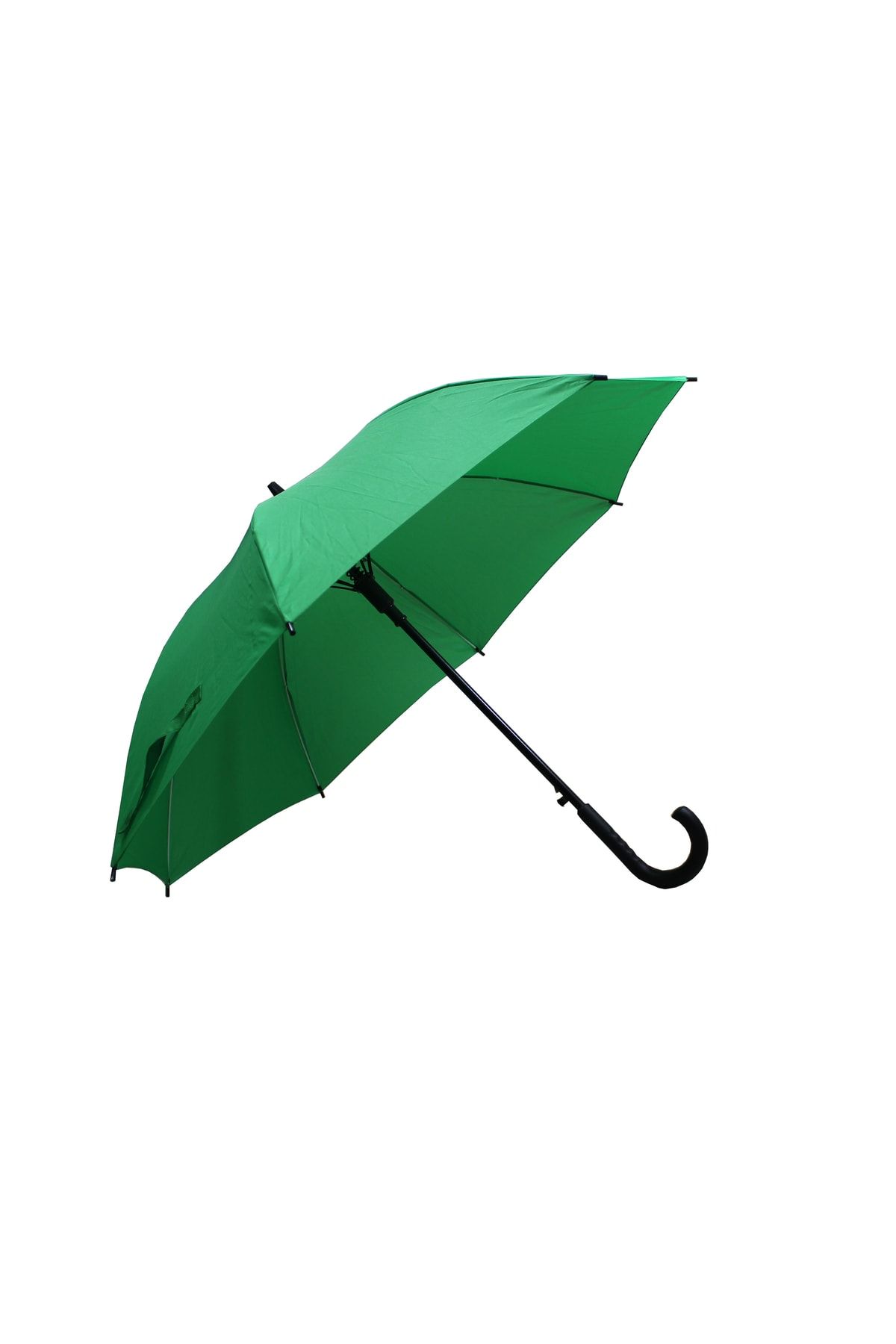 Sunlife 8 Telli Otomatik Fiberglass Baston Koyu Yeşil Renkli Yağmur Şemsiyesi