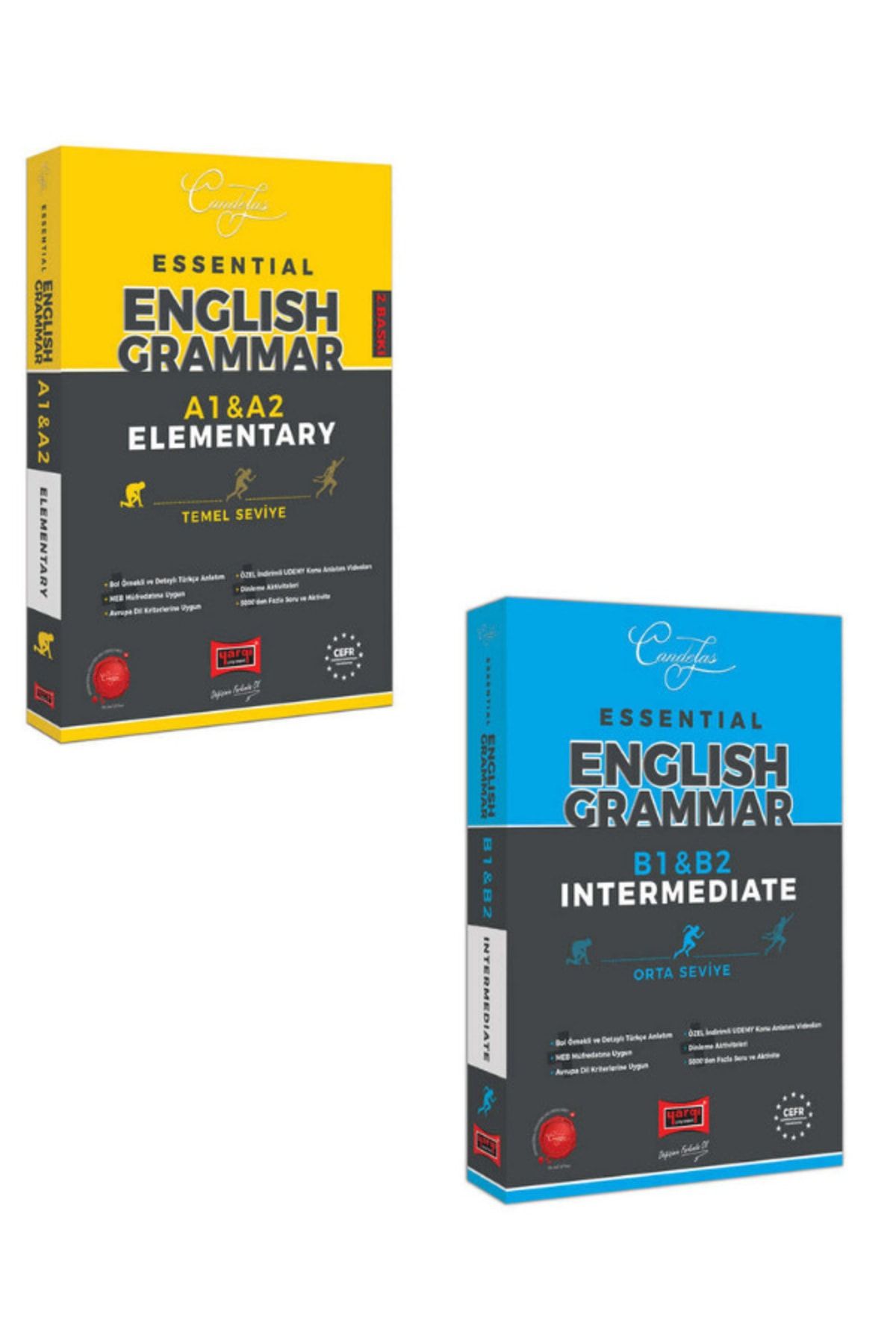 Yargı Yayınları Candelas Essential English Grammar A1&a2 -b1&b2 Elementary-intermediate (temel -orta Seviye)