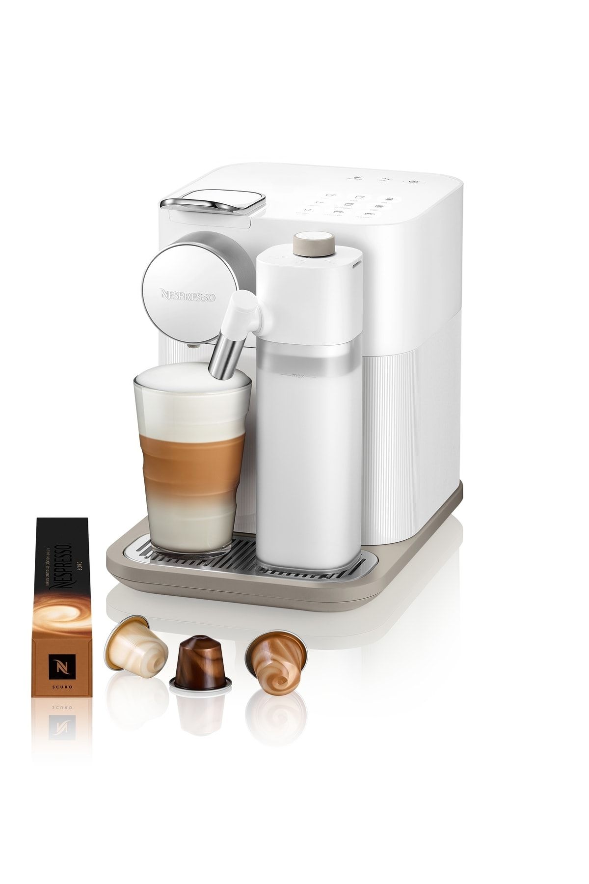 Nespresso F531 White Gran Lattissima Kapsüllü Kahve Makinesi (beyaz) 500.01.01.7381