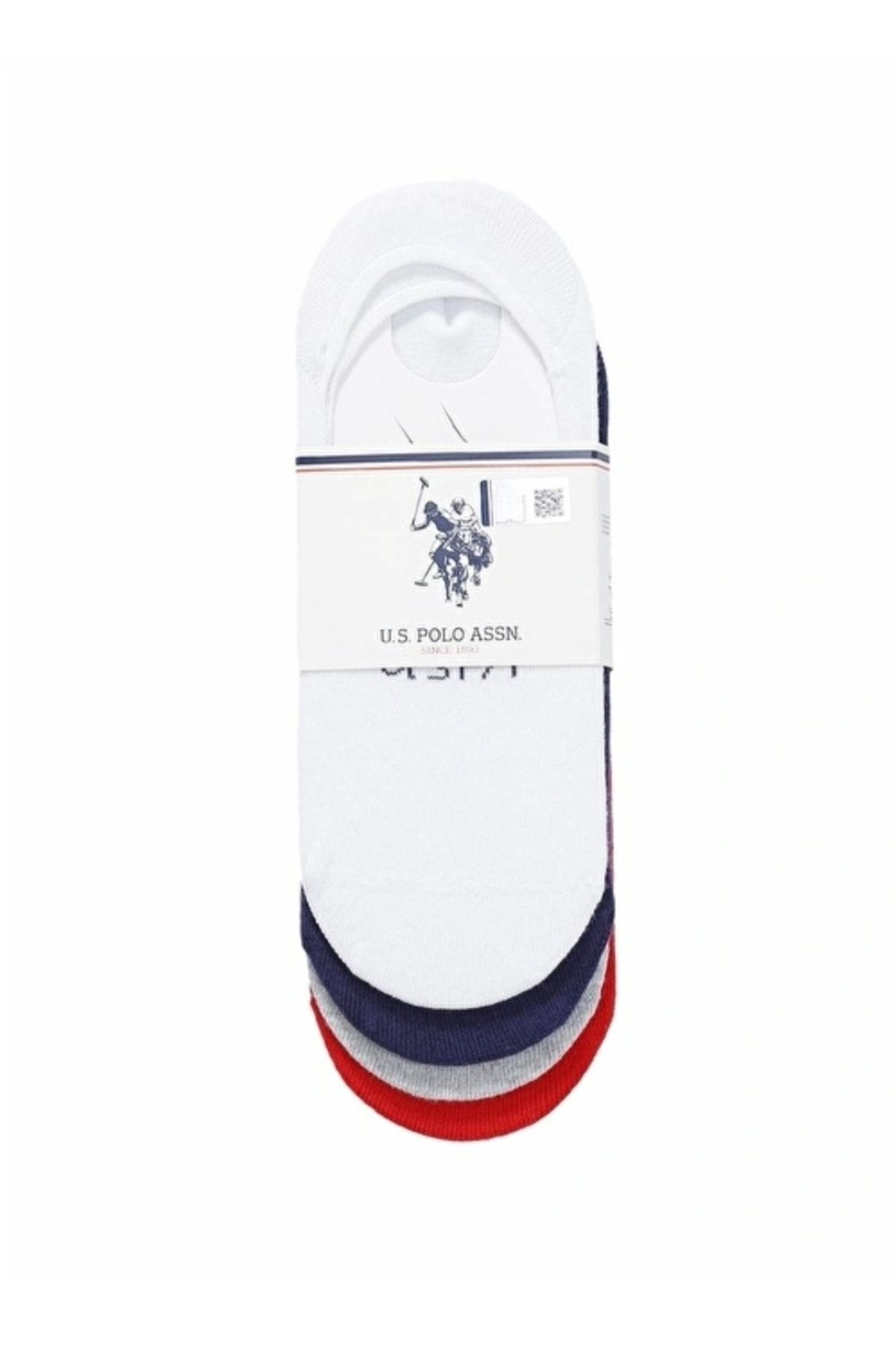 U.S. Polo Assn. A082sz013.falıcıaıy22 Kadın Beyaz Çorap
