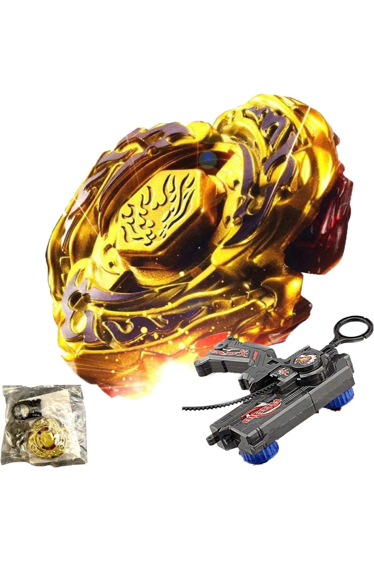 Beyblade Rapidity L-drago Gold Metal Fusion Df105lrf 4d System - Bb1gold1584s