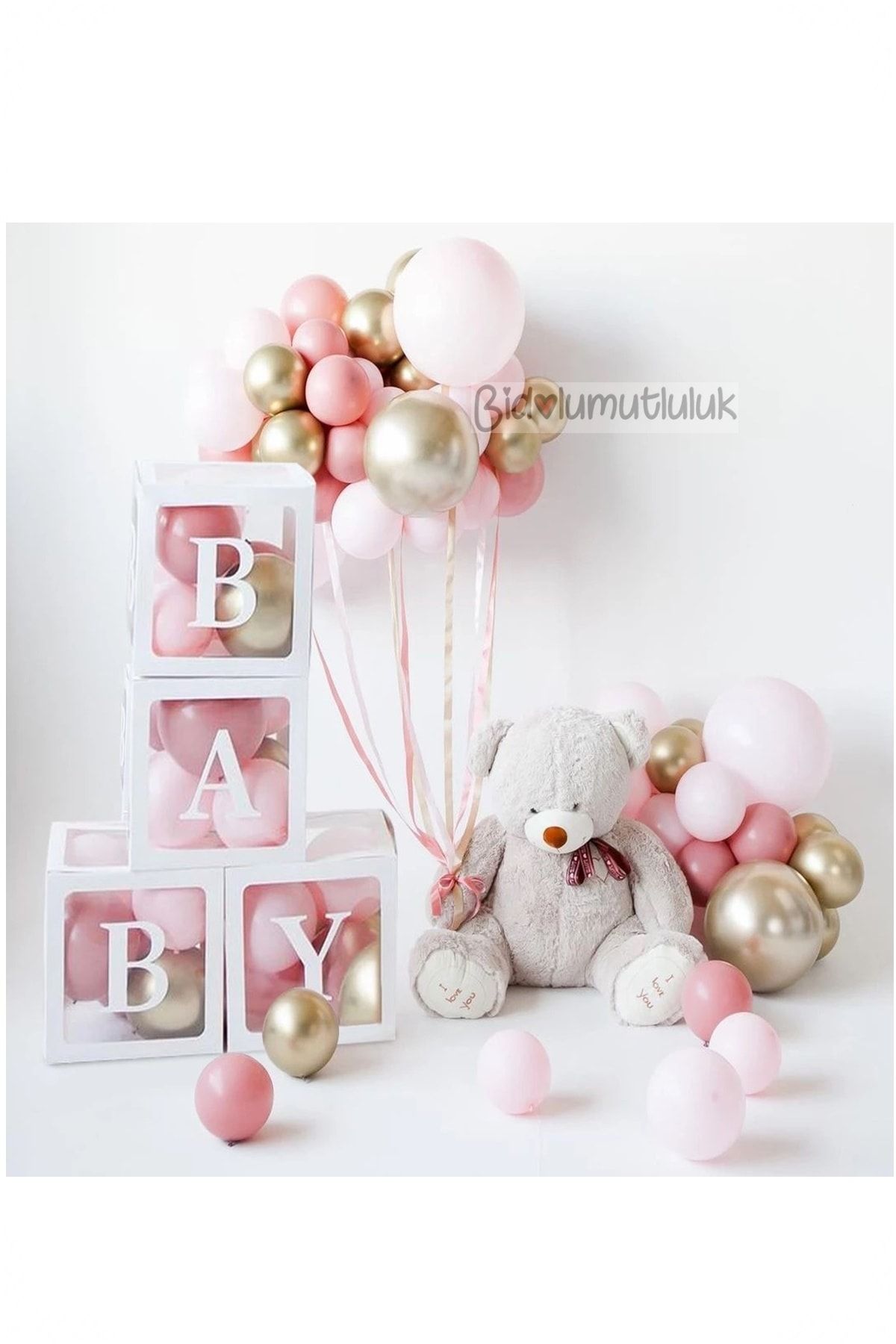 BİDOLUMUTLULUK Baby Doğum Günü Seti Happy Bırthday