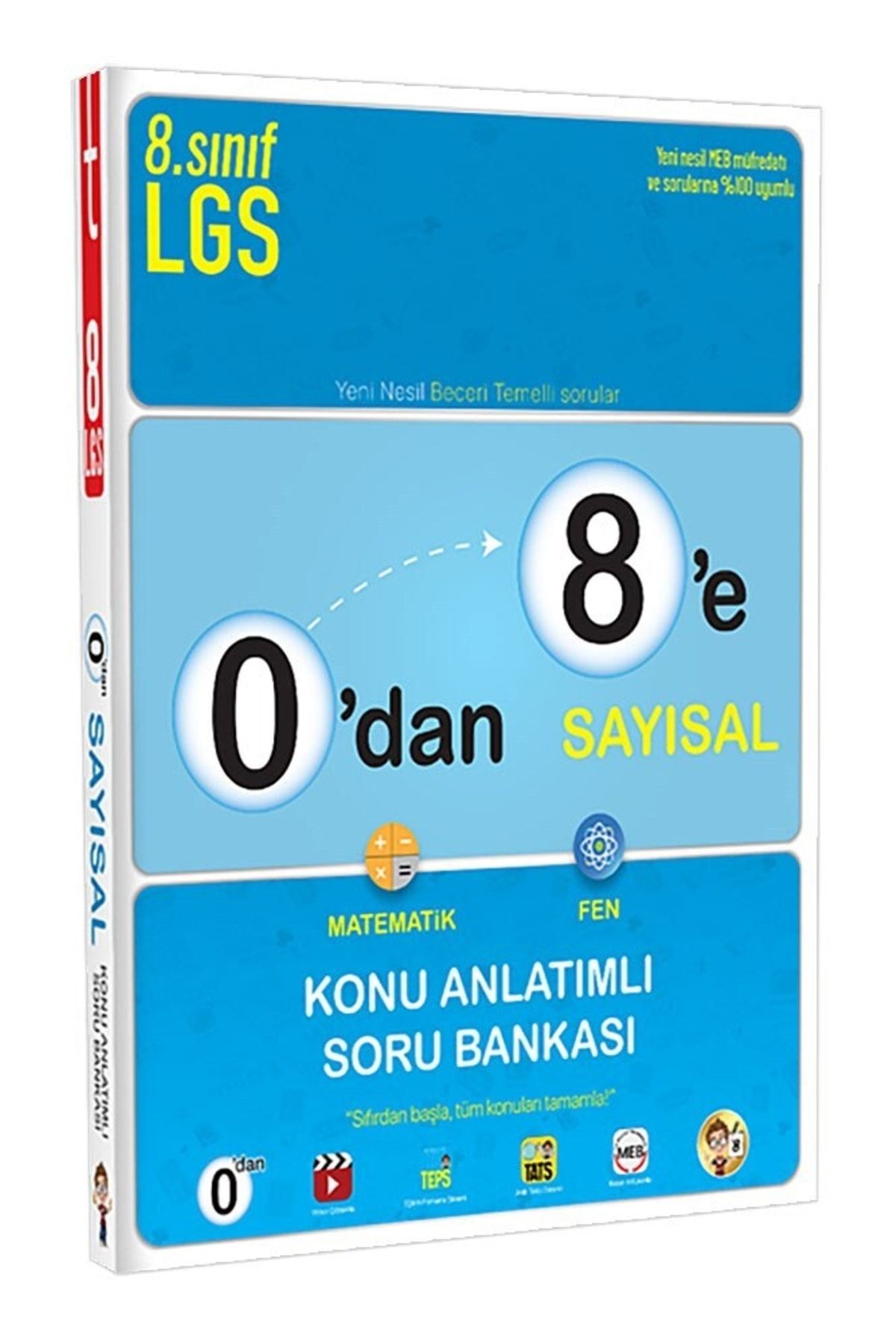 Tonguç Yayınları 0 Dan 8 E Sayısal Konu Anlatımlı Soru Bankası