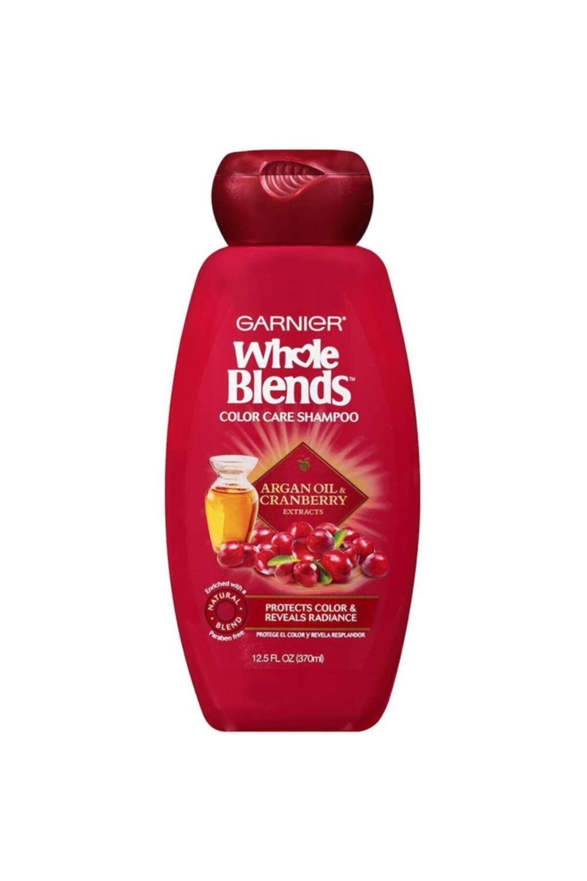 Garnier Whole Blends Argan Yağı Ve Kızılcık Özlü Renk Bakım Şampuanı 370ml