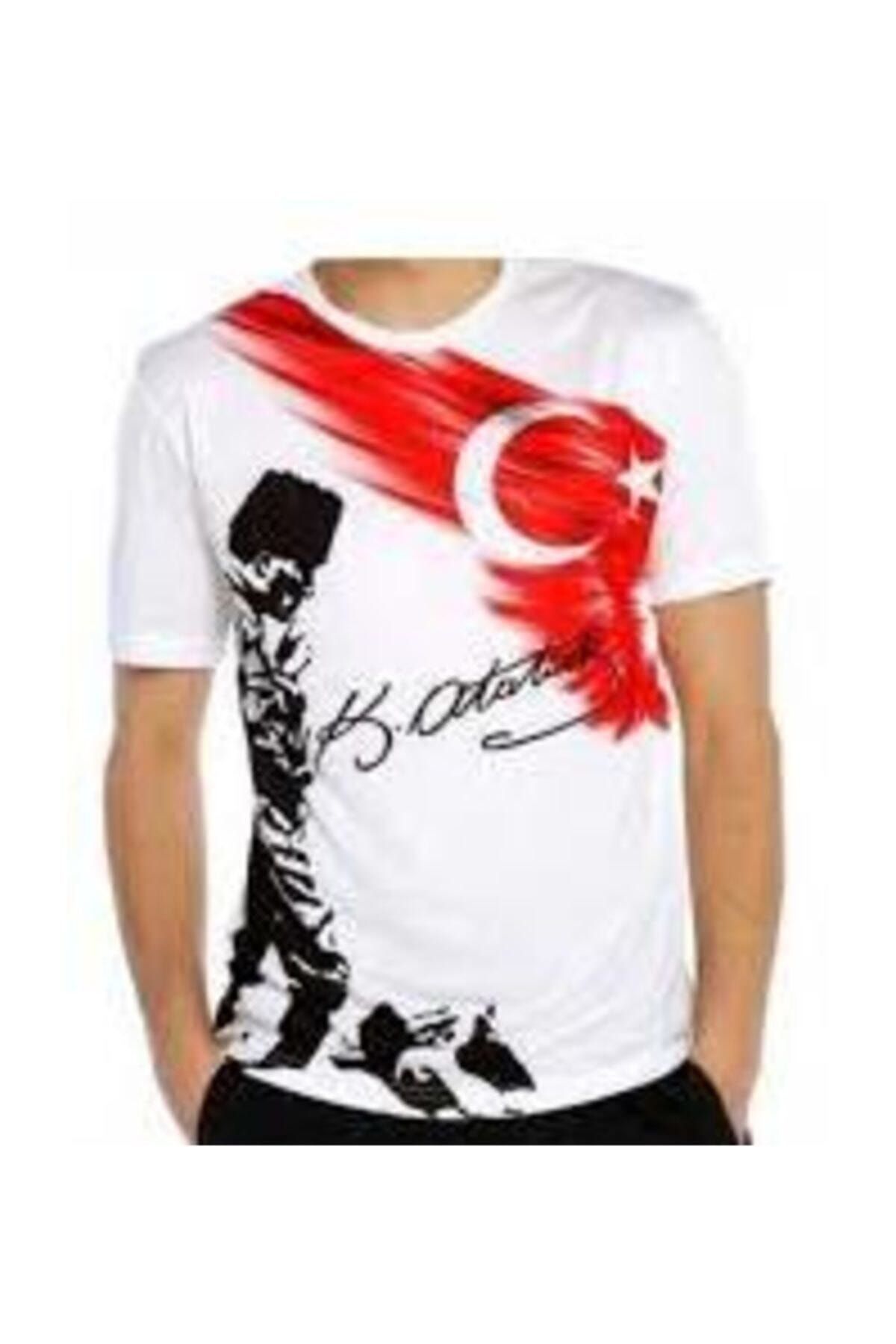salarticaret Unisex Beyaz Atatürk Kocatepe T-shirt