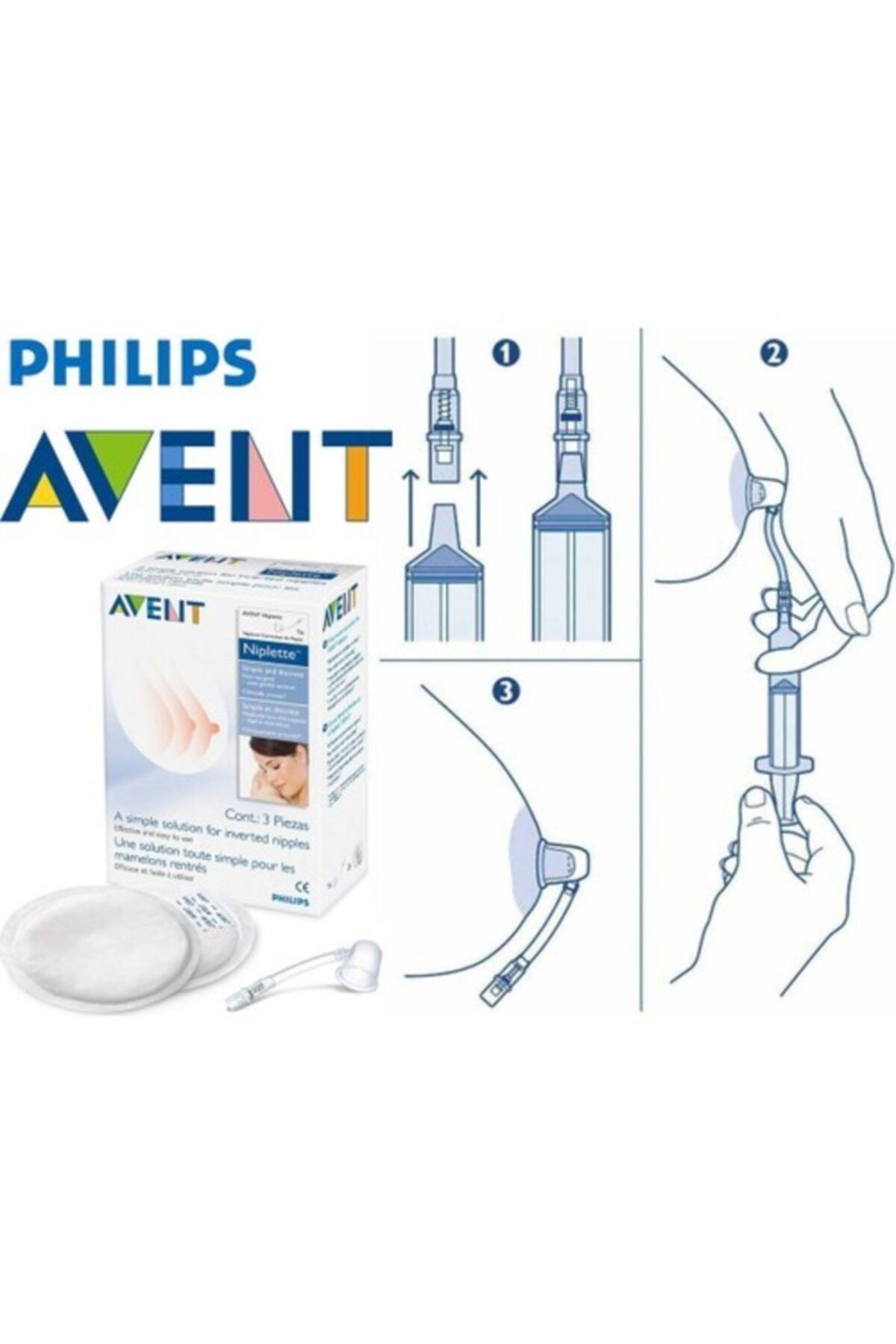 Philips Avent Scf152/01 Tek Niplette Göğüs Ucu Çıkartıcı
