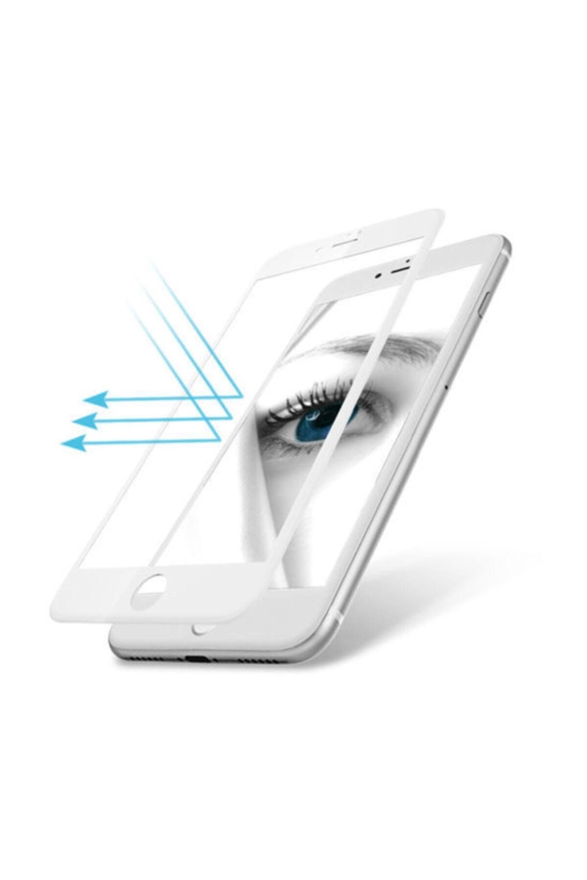 Telefon Aksesuarları Iphone 7 - 8 Kavisli Esnek Nano Zengin Çarşım Ekran Koruyucu Beyaz